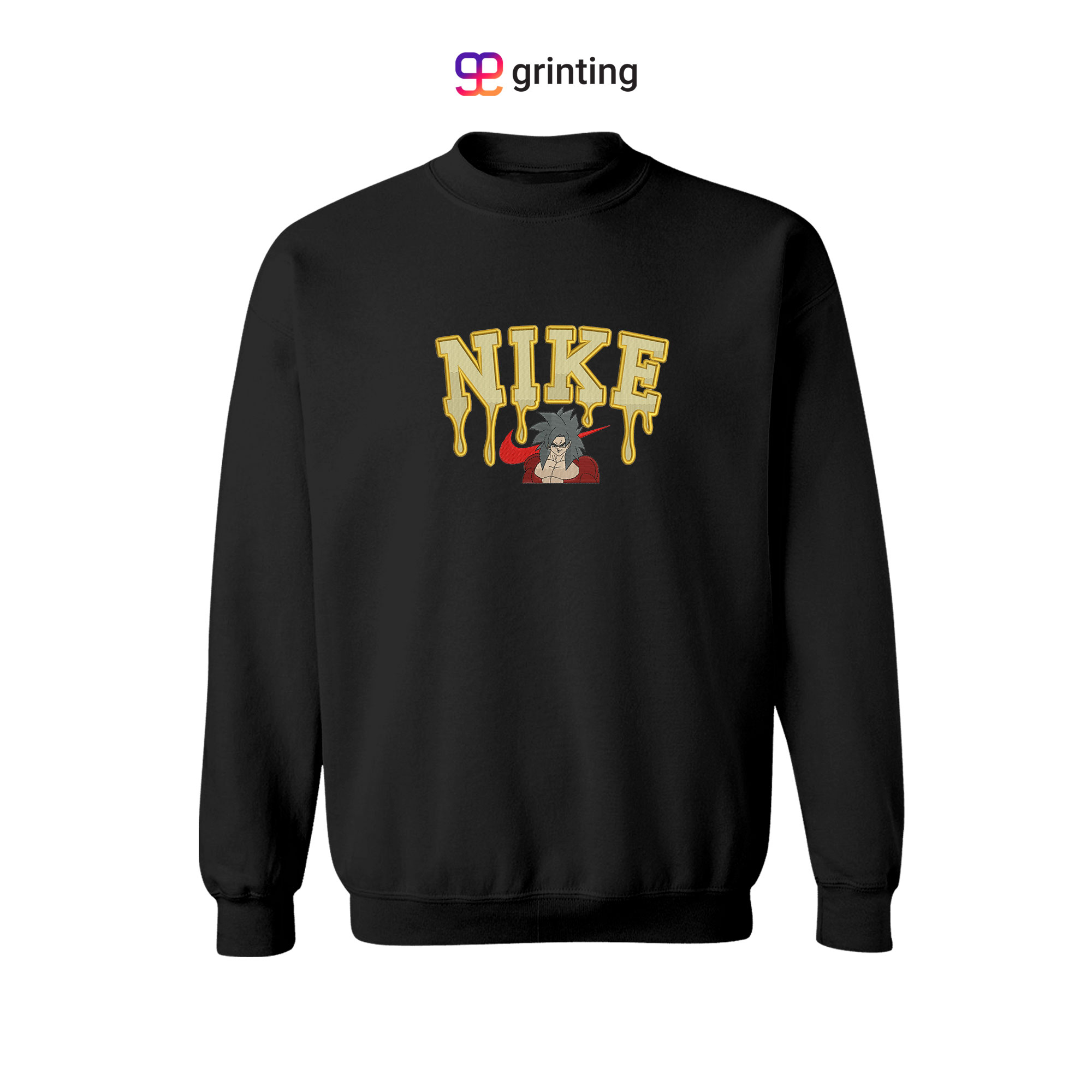 Nike Goku B Embroidered Sweatshirt & Shirt – Premium Comfort and Style