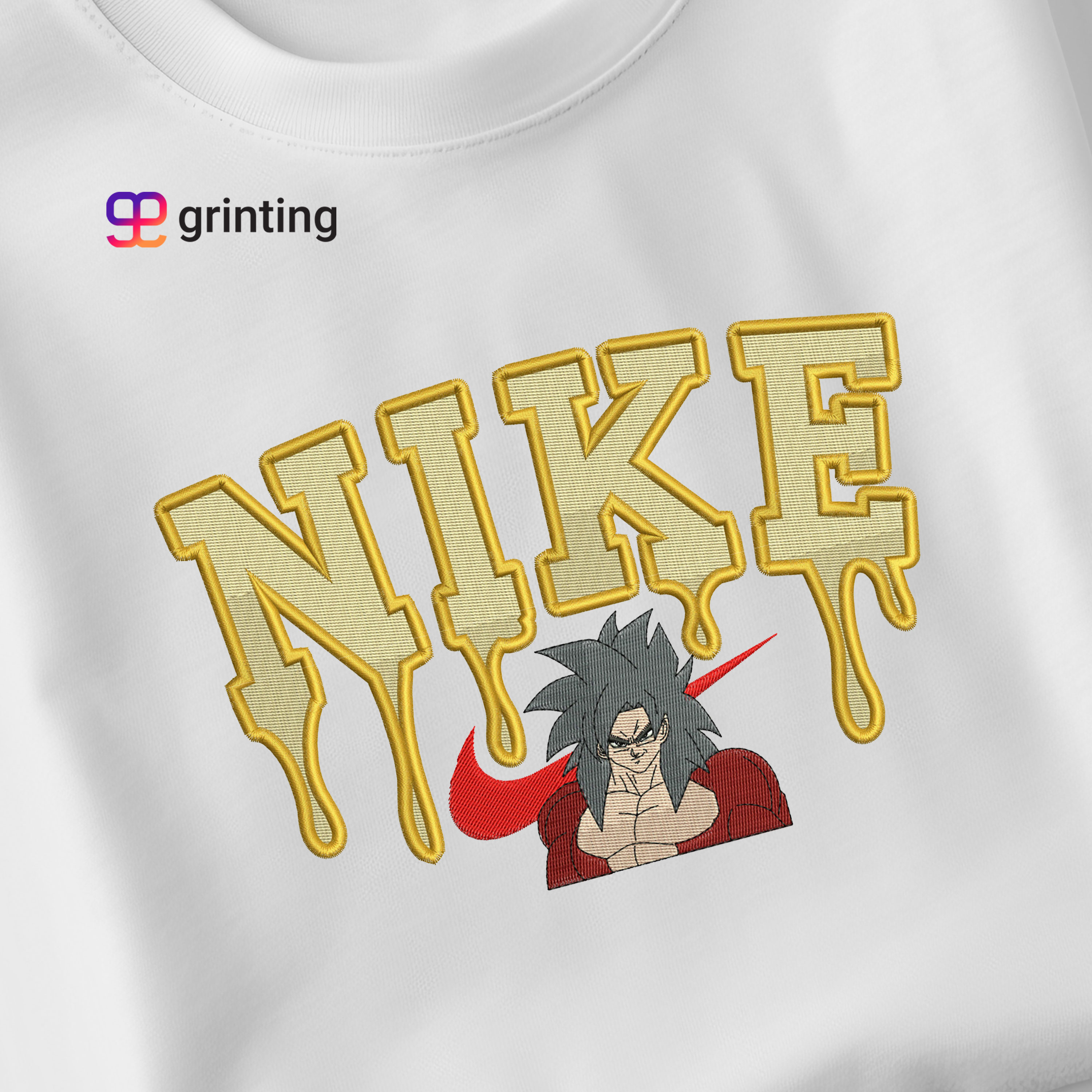 Nike Goku B Embroidered Sweatshirt & Shirt – Premium Comfort and Style