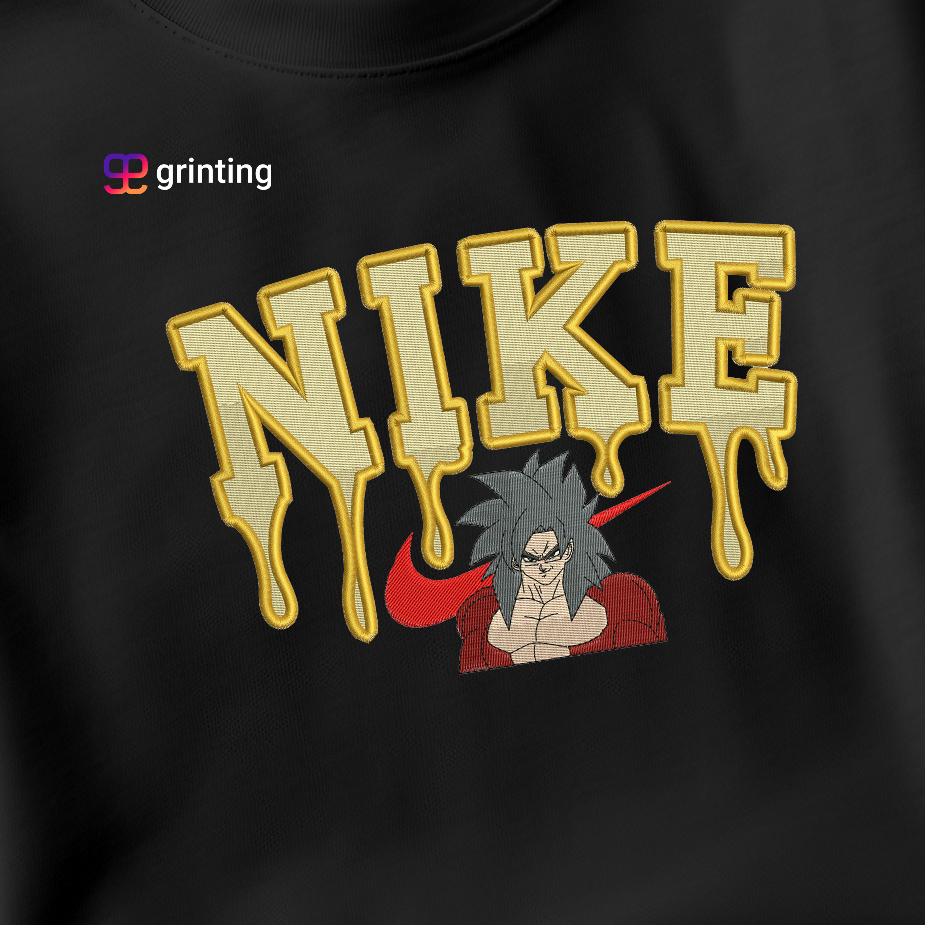 Nike Goku B Embroidered Sweatshirt & Shirt – Premium Comfort and Style