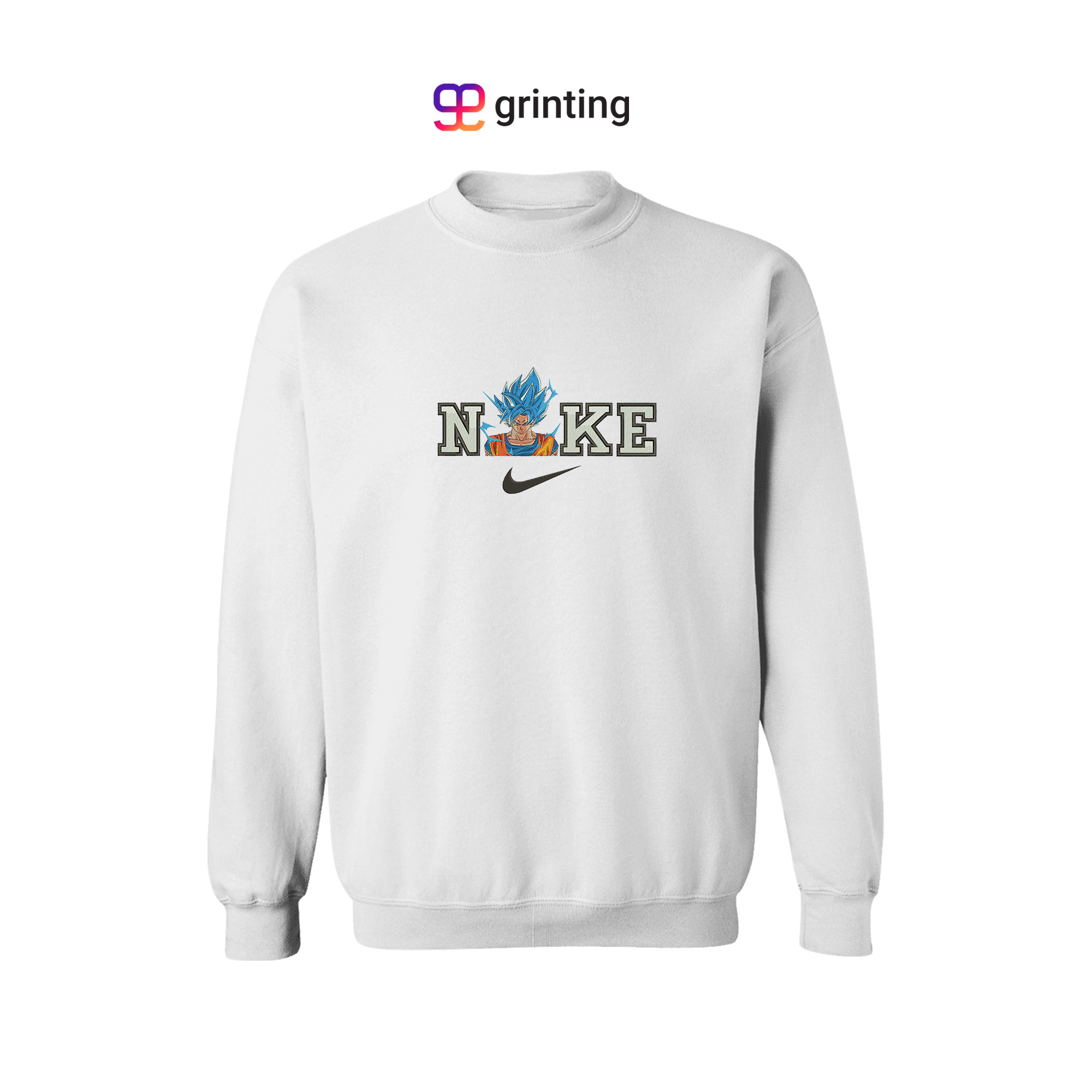 Nike Goku Type 2 Embroidered Sweatshirt & Shirt – Premium Comfort and Style