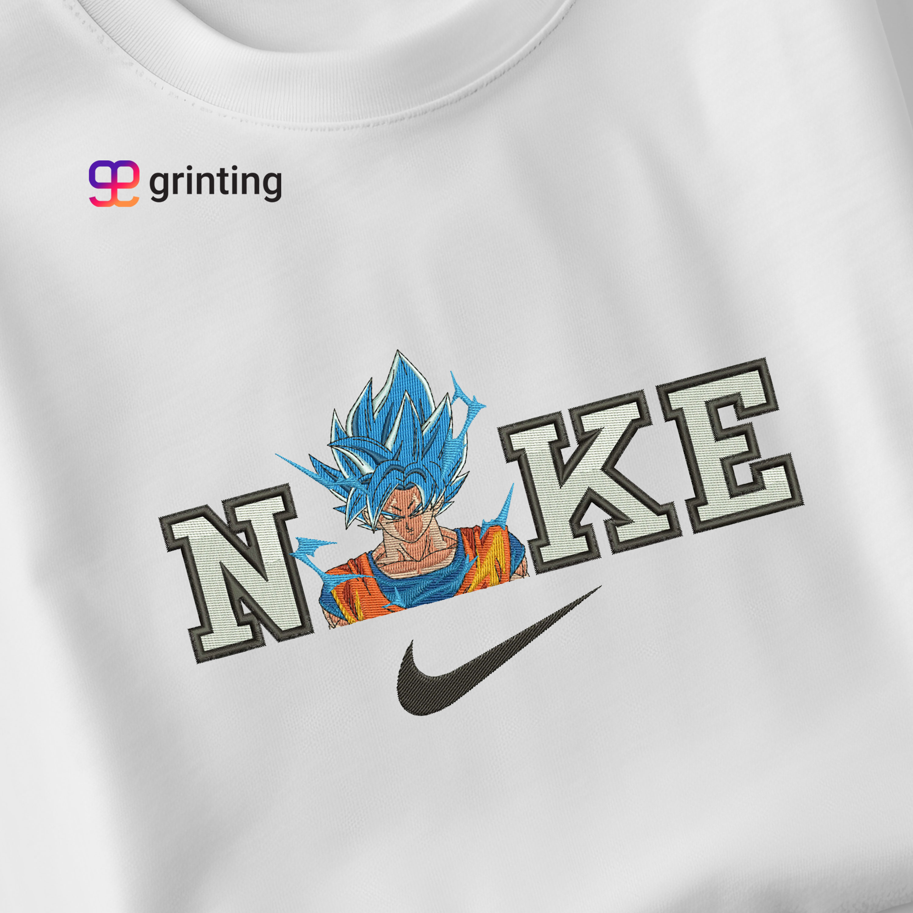 Nike Goku Type 2 Embroidered Sweatshirt & Shirt – Premium Comfort and Style