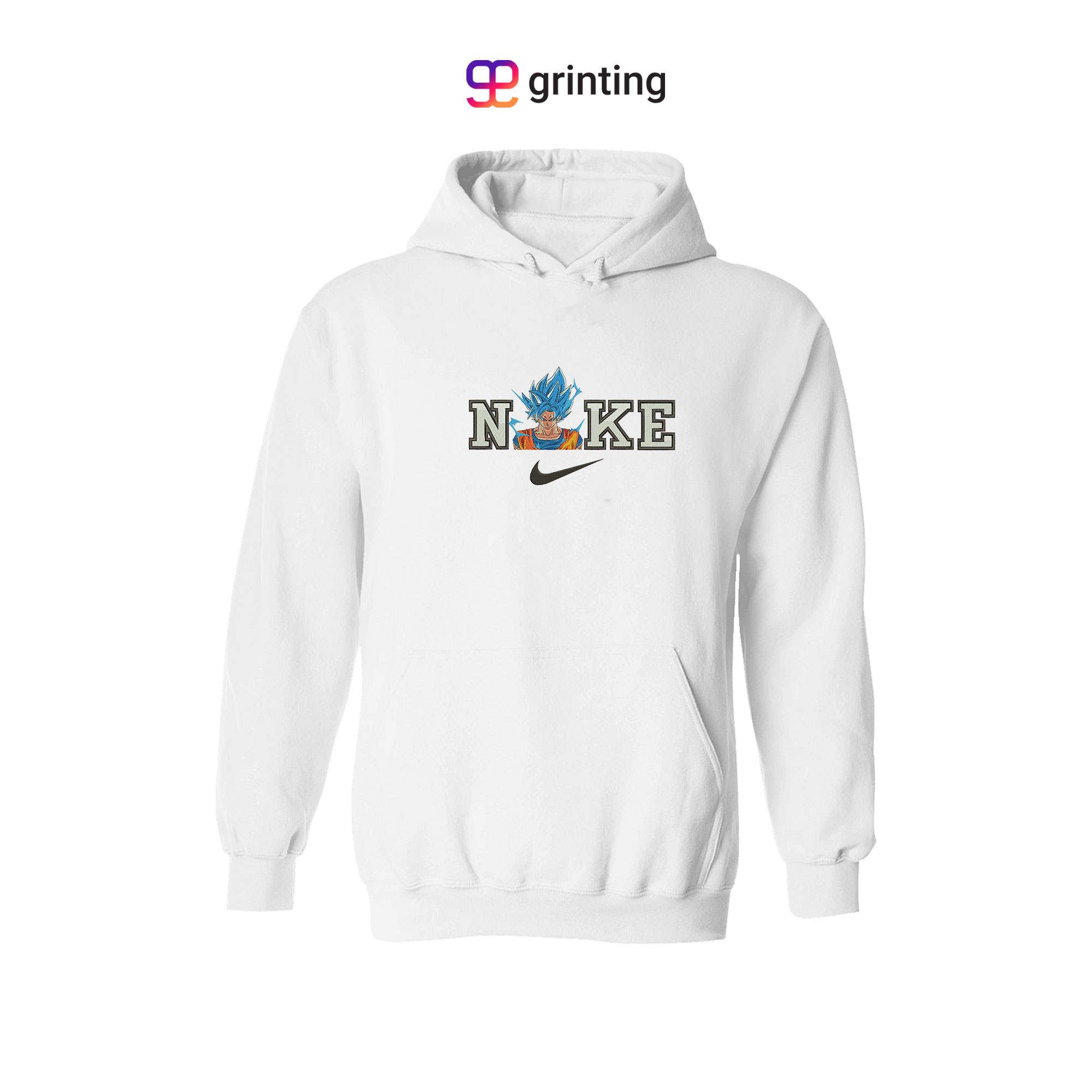 Nike Goku Type 2 Embroidered Sweatshirt & Shirt – Premium Comfort and Style