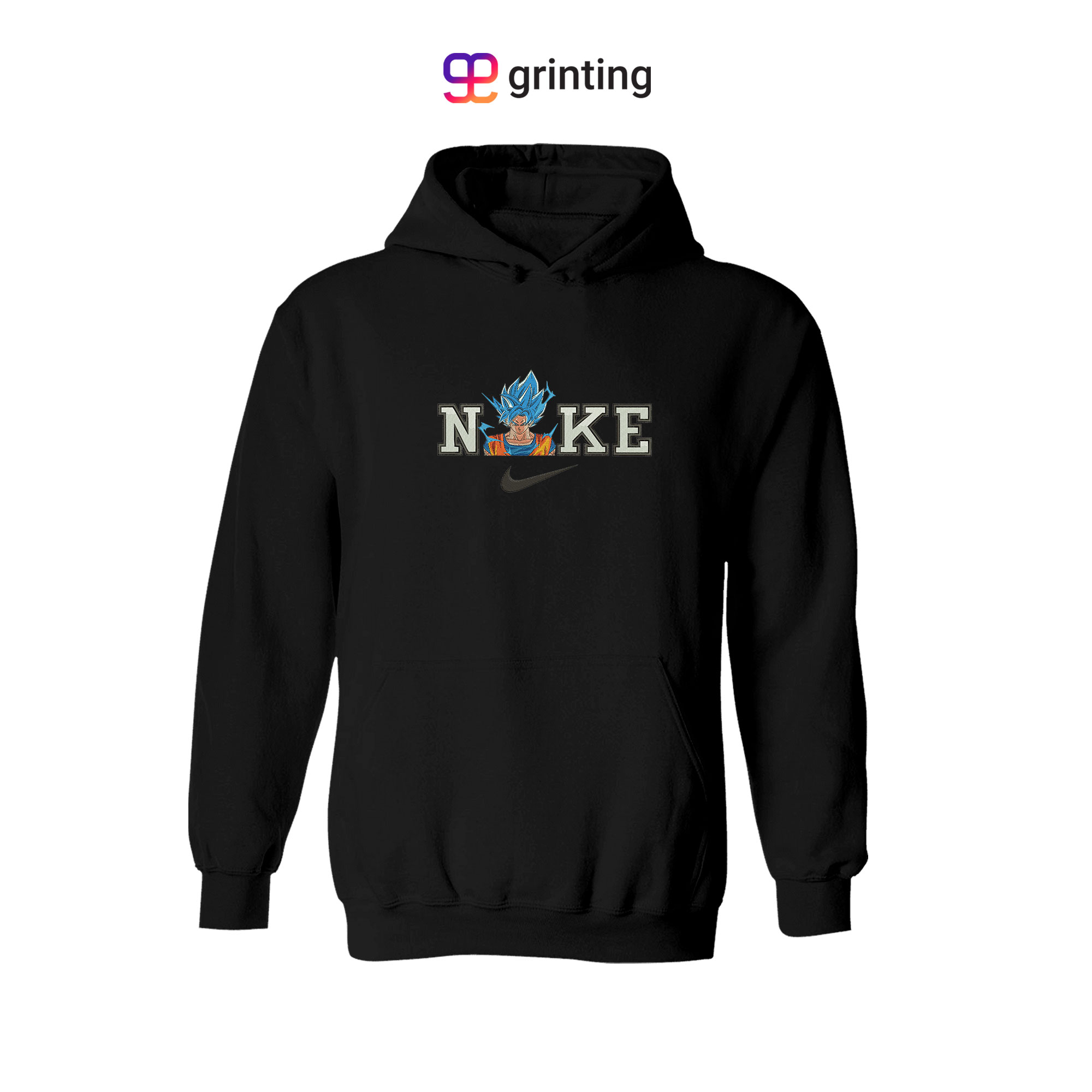 Nike Goku Type 2 Embroidered Sweatshirt & Shirt – Premium Comfort and Style