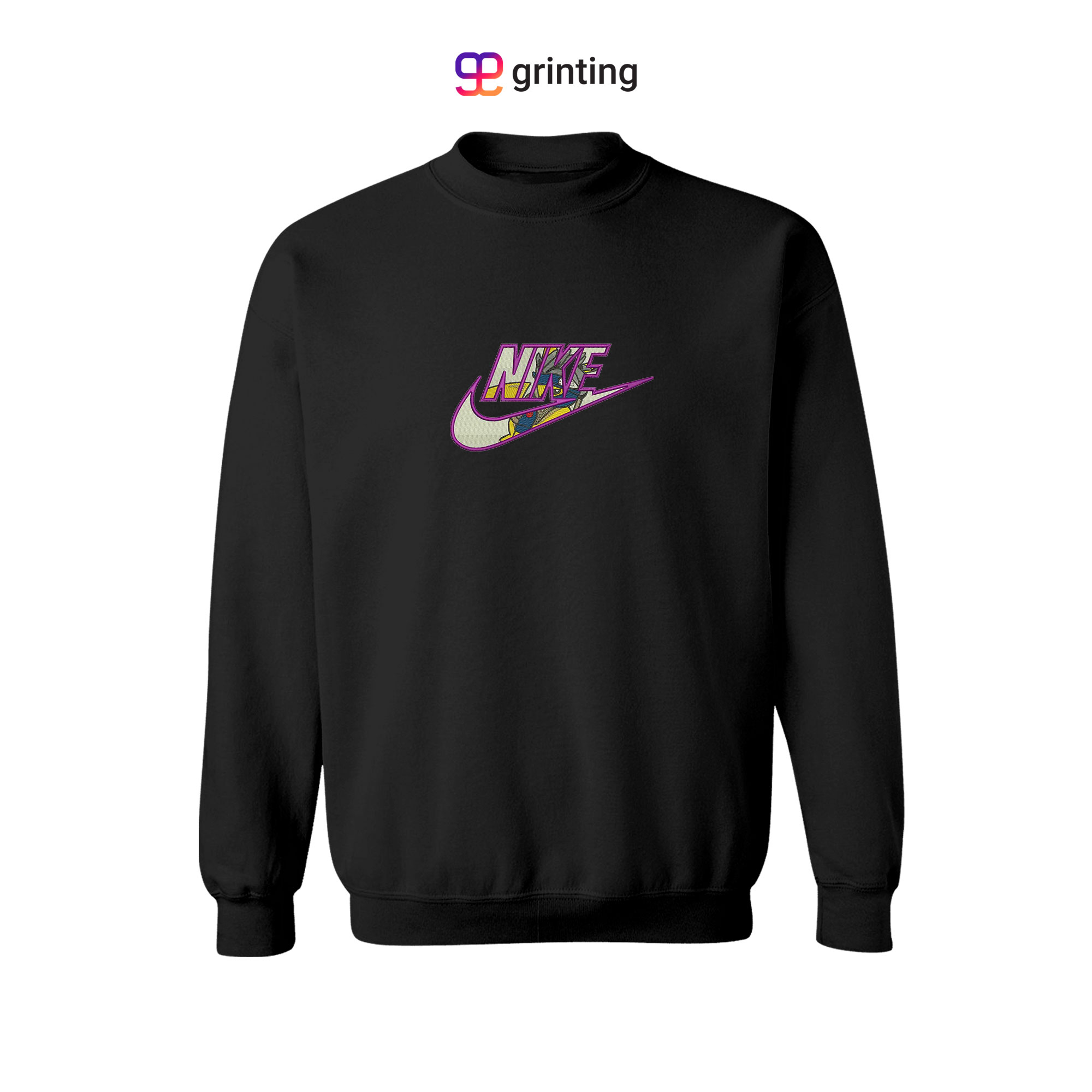 Nike Gojo Pokemon Embroidered Sweatshirt & Shirt – Premium Comfort and Style