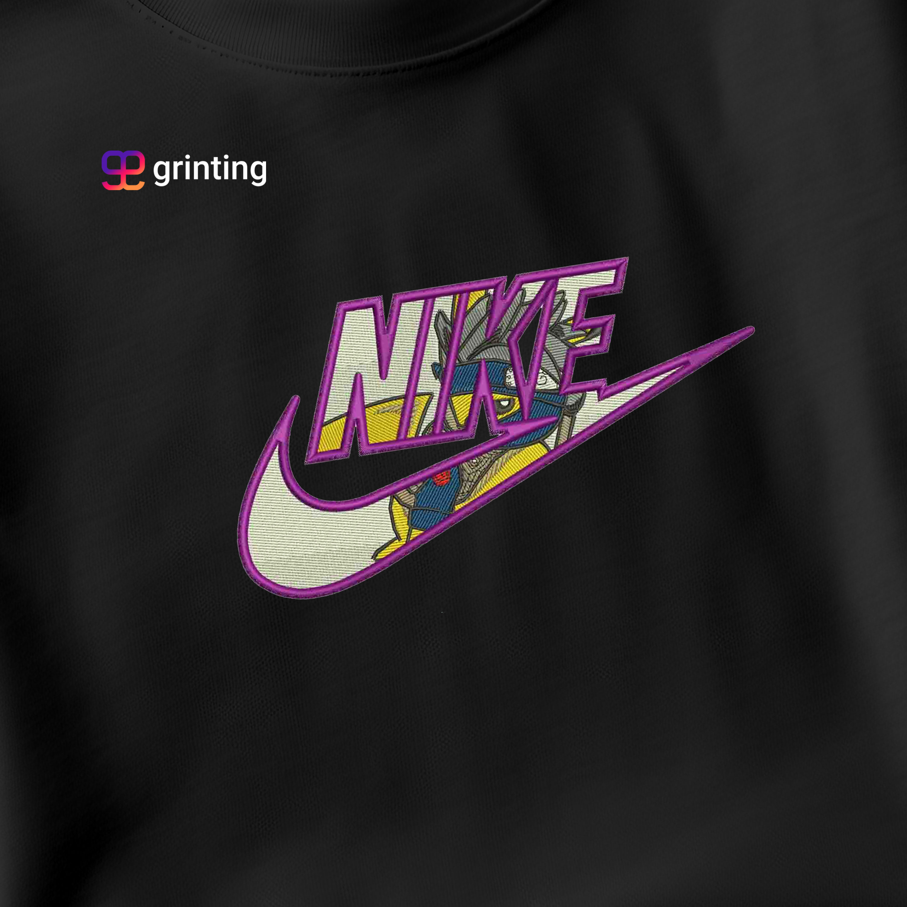 Nike Gojo Pokemon Embroidered Sweatshirt & Shirt – Premium Comfort and Style