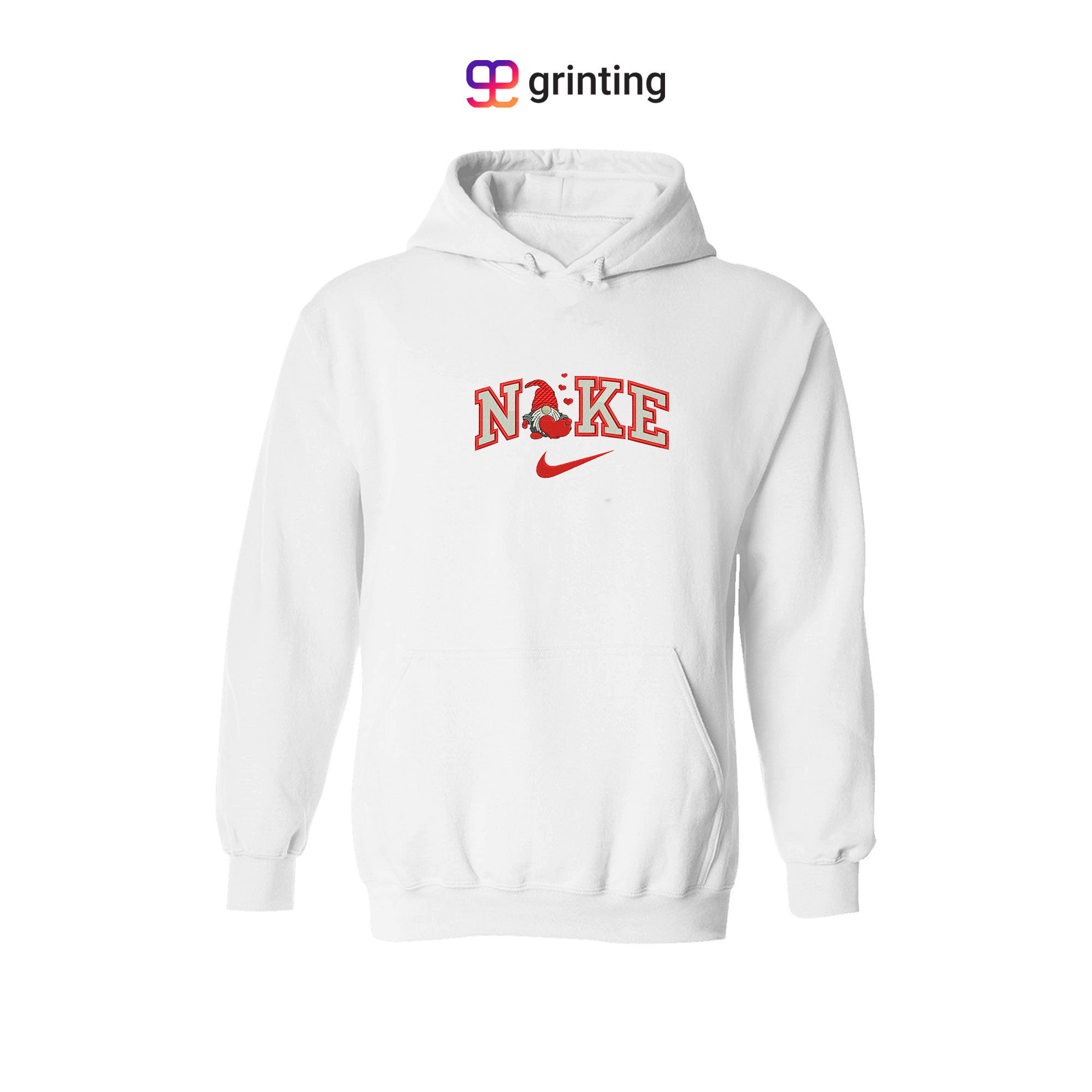 Nike Gnome Heart Embroidered Sweatshirt & Shirt – Premium Comfort and Style