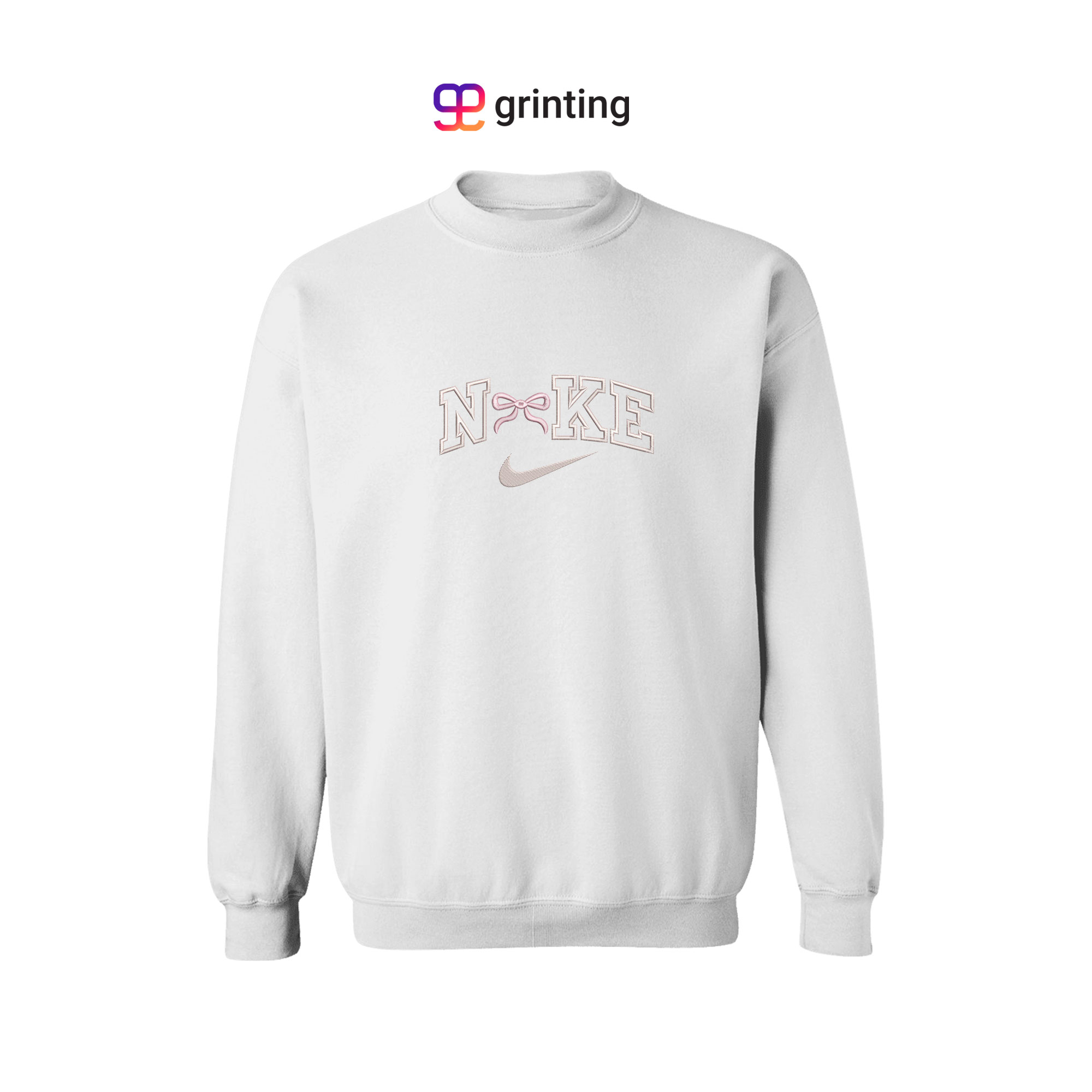 Nike Gift Ribbon Embroidered Sweatshirt & Shirt – Premium Comfort and Style