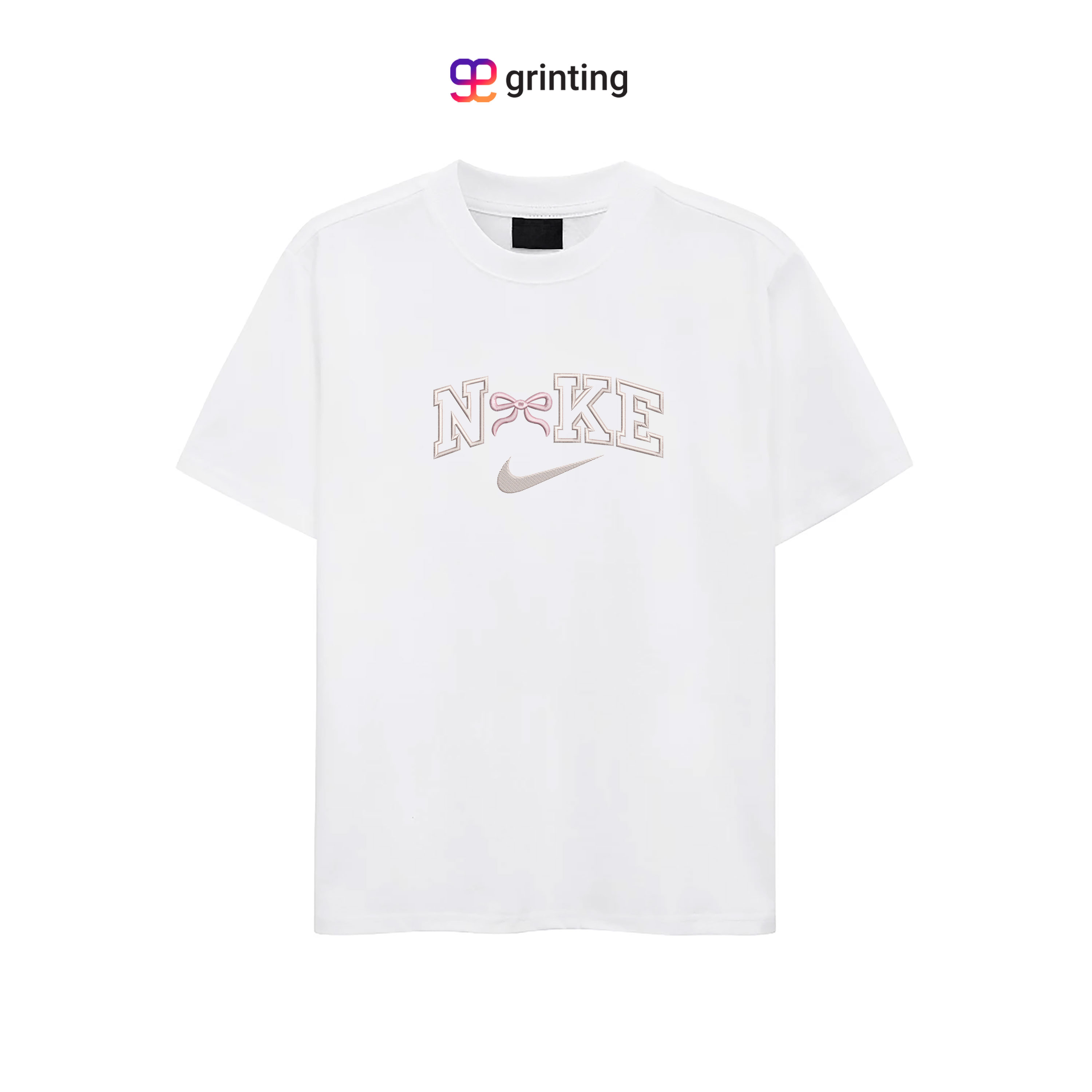 Nike Gift Ribbon Embroidered Sweatshirt & Shirt – Premium Comfort and Style