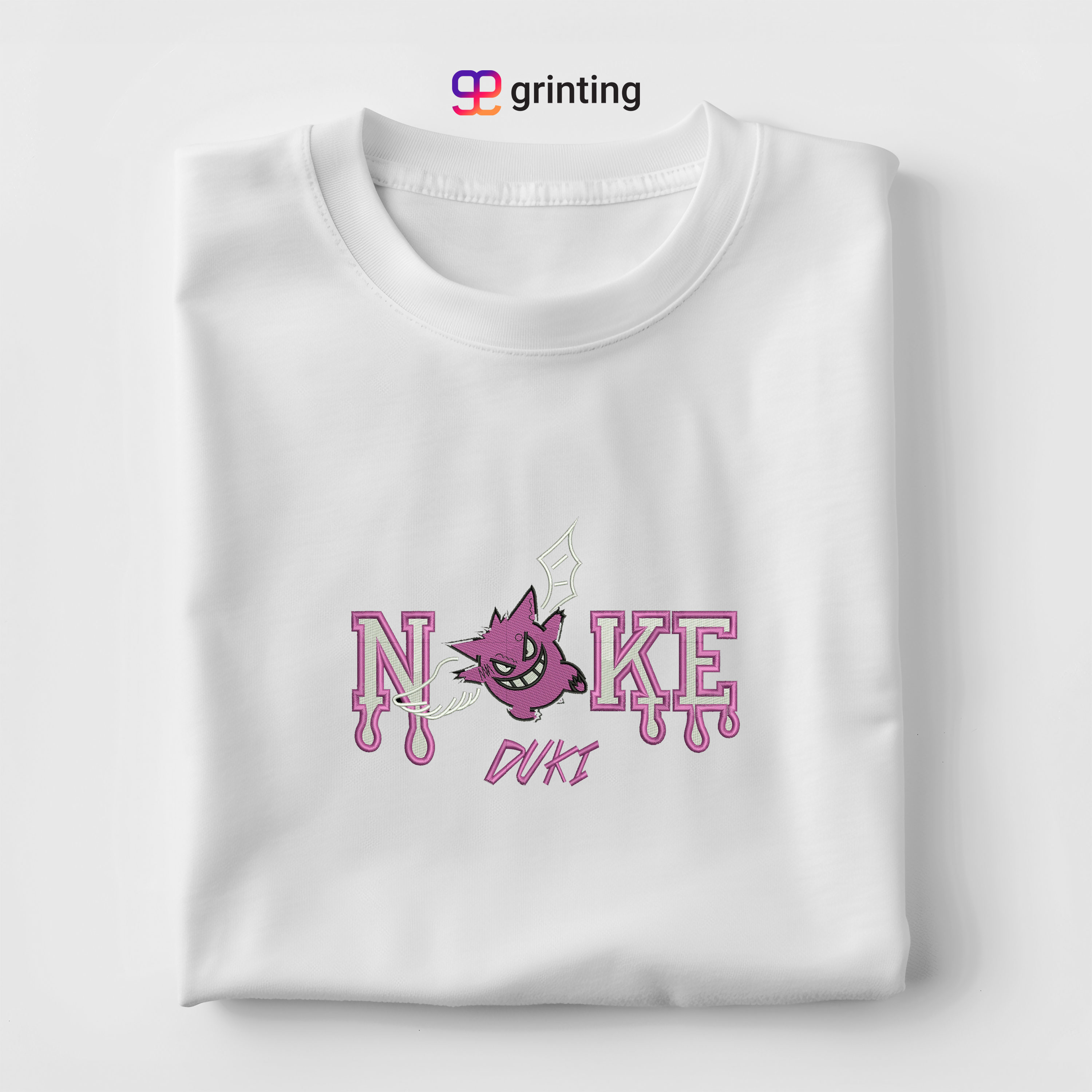Nike Gengar Duki Embroidered Sweatshirt & Shirt – Premium Comfort and Style