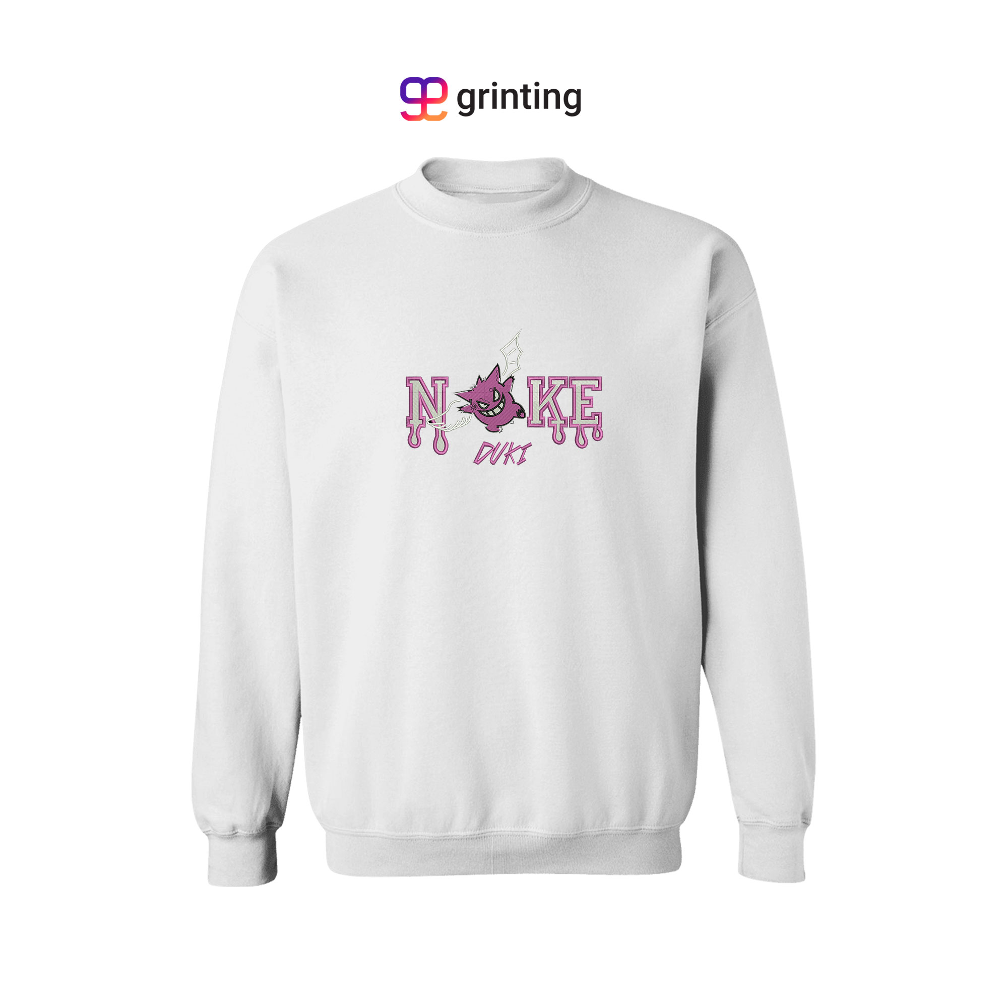 Nike Gengar Duki Embroidered Sweatshirt & Shirt – Premium Comfort and Style