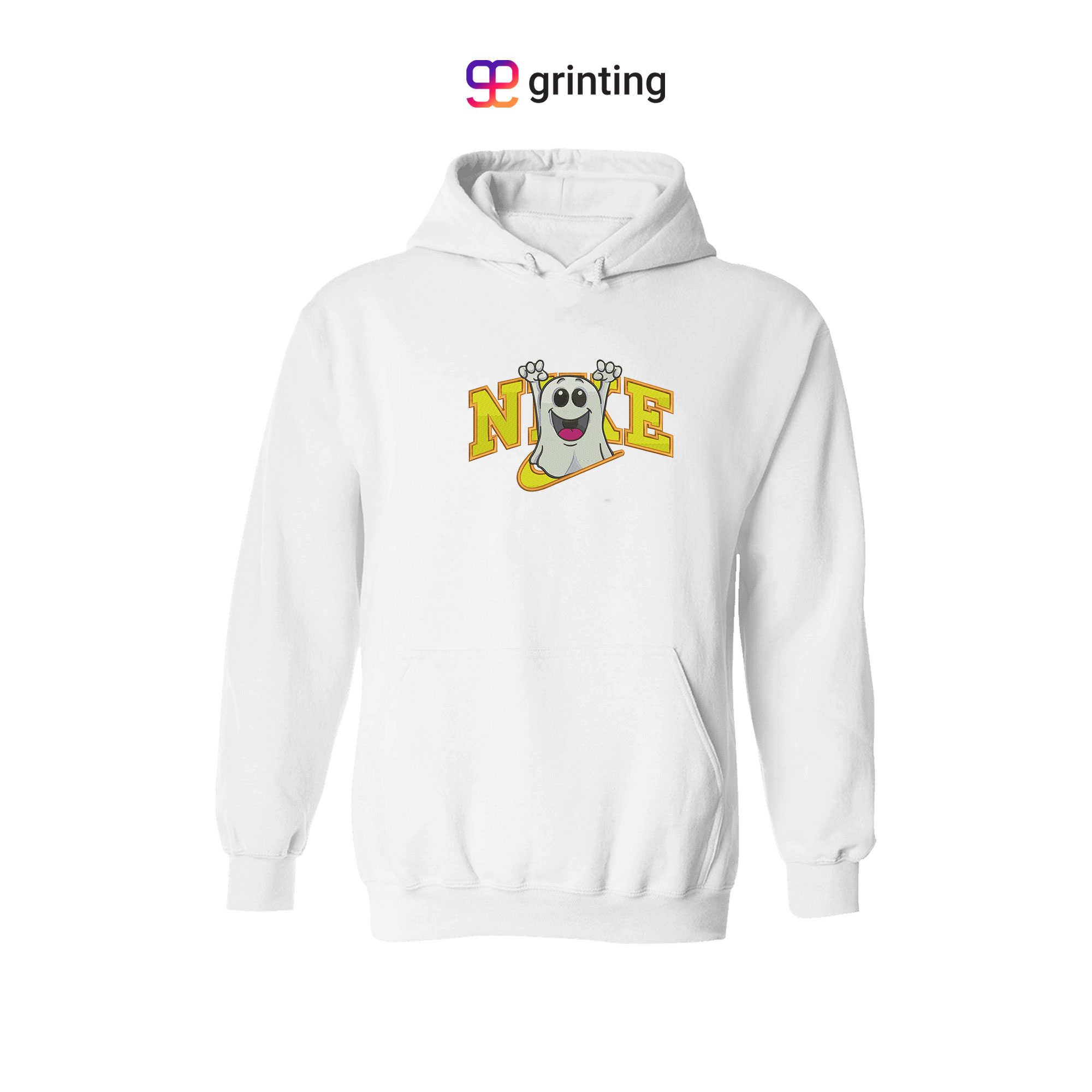 Nike Ghost Chibi Embroidered Sweatshirt & Shirt – Premium Comfort and Style