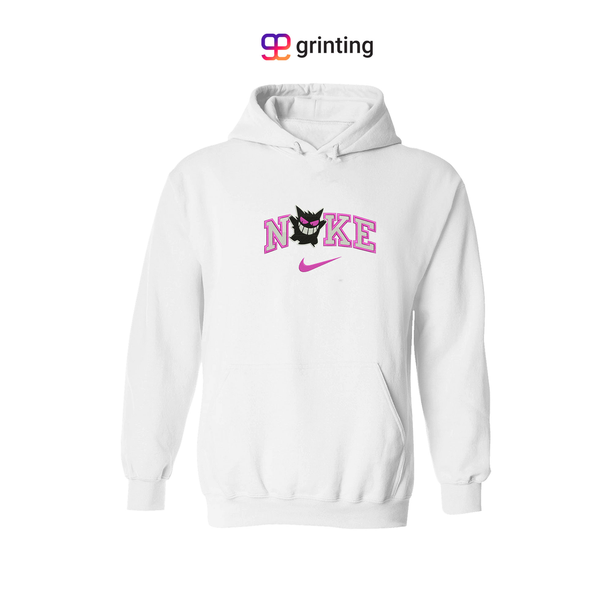 Nike Gengar Black Embroidered Sweatshirt & Shirt – Premium Comfort and Style