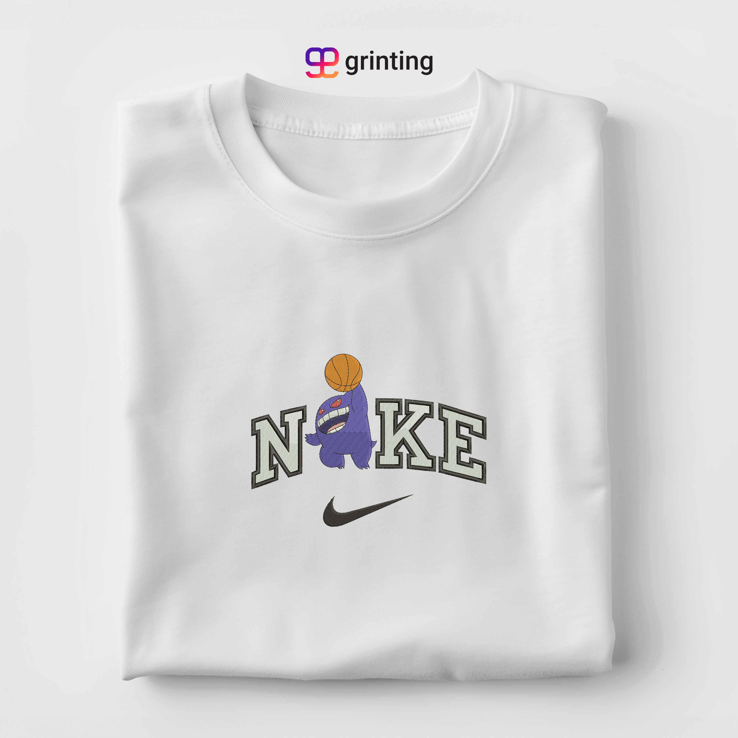 Nike Gengar Basketball Embroidered Sweatshirt & Shirt – Premium Comfort and Style