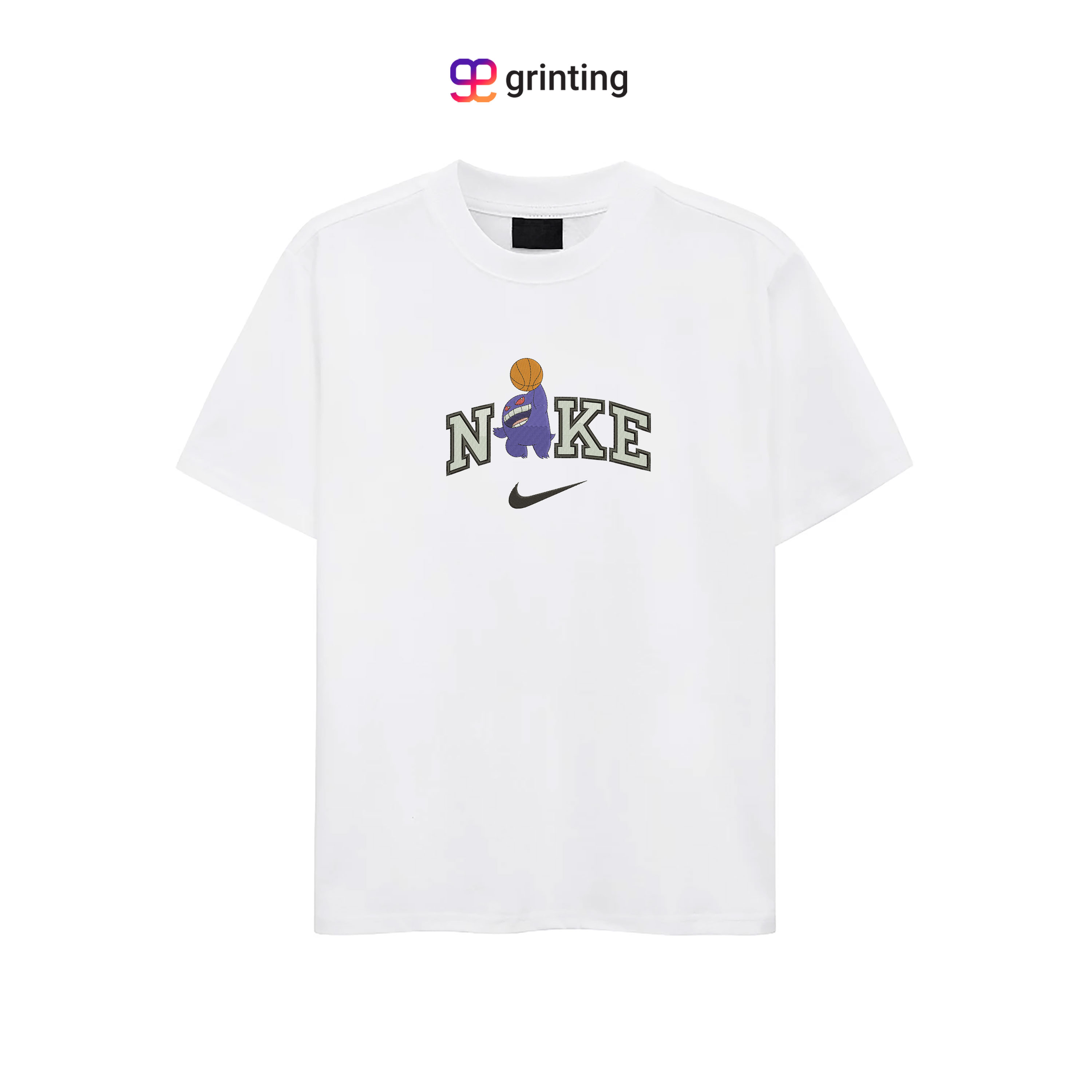 Nike Gengar Basketball Embroidered Sweatshirt & Shirt – Premium Comfort and Style