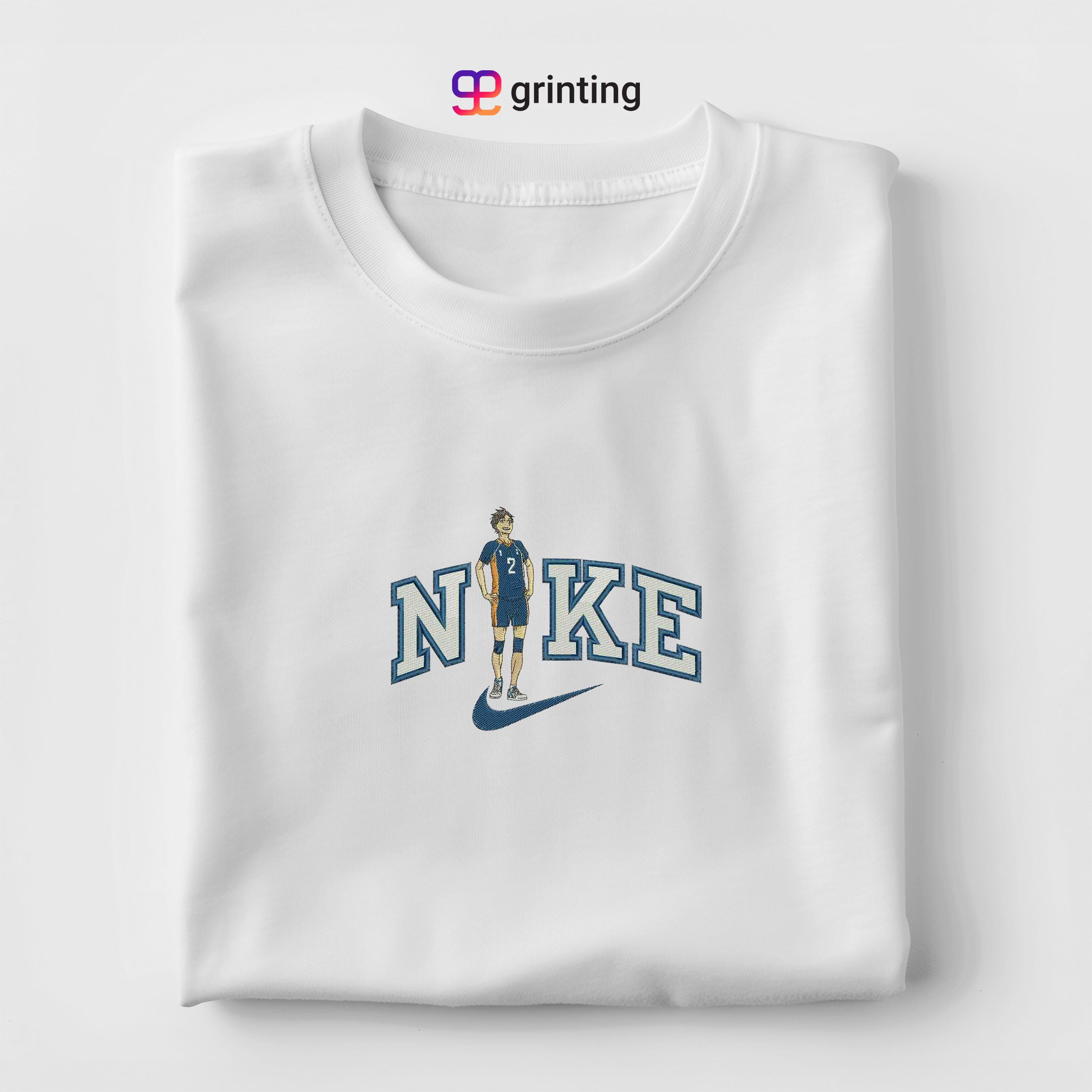 Nike Haikyuu Stand Embroidered Sweatshirt & Shirt – Premium Comfort and Style