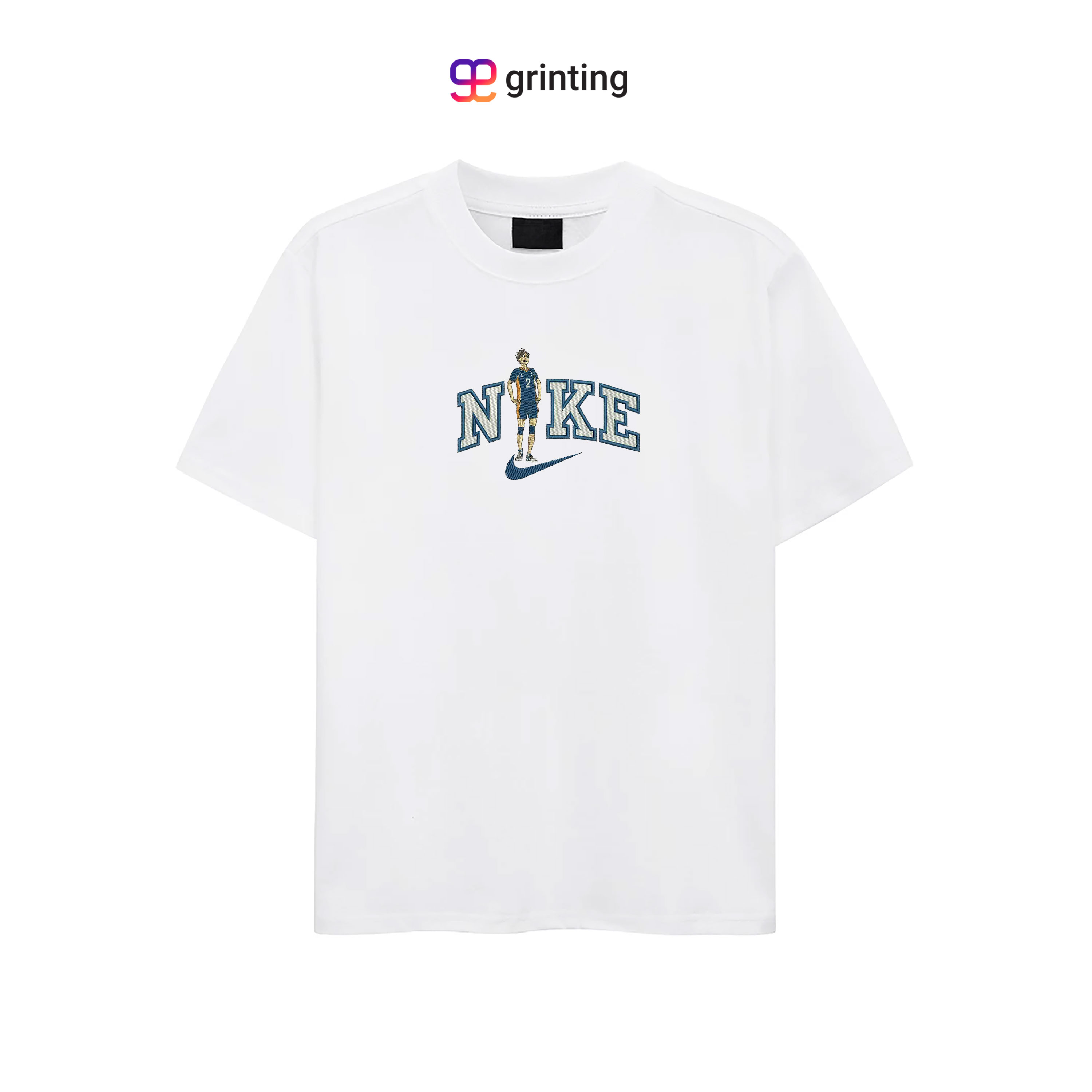 Nike Haikyuu Stand Embroidered Sweatshirt & Shirt – Premium Comfort and Style
