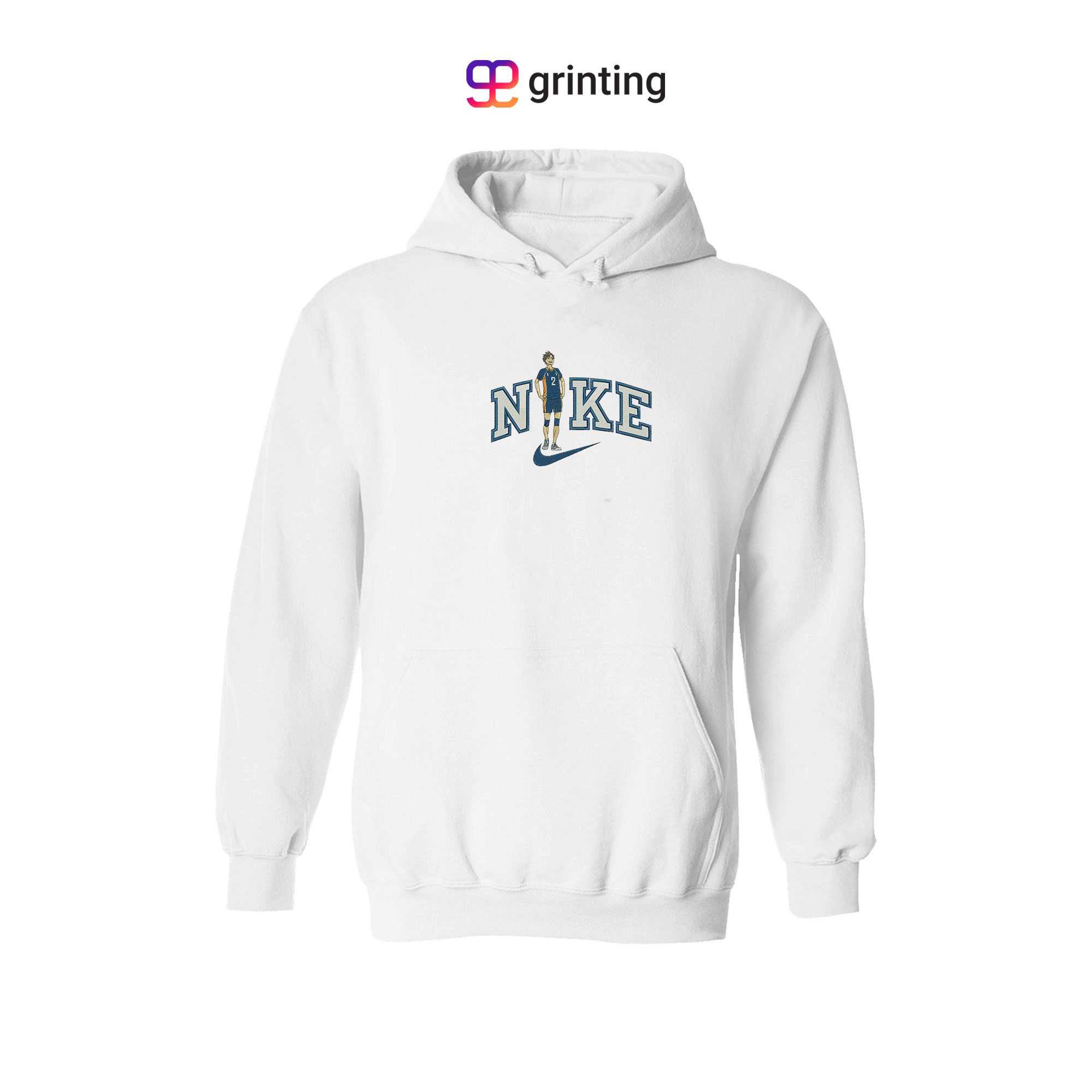 Nike Haikyuu Stand Embroidered Sweatshirt & Shirt – Premium Comfort and Style