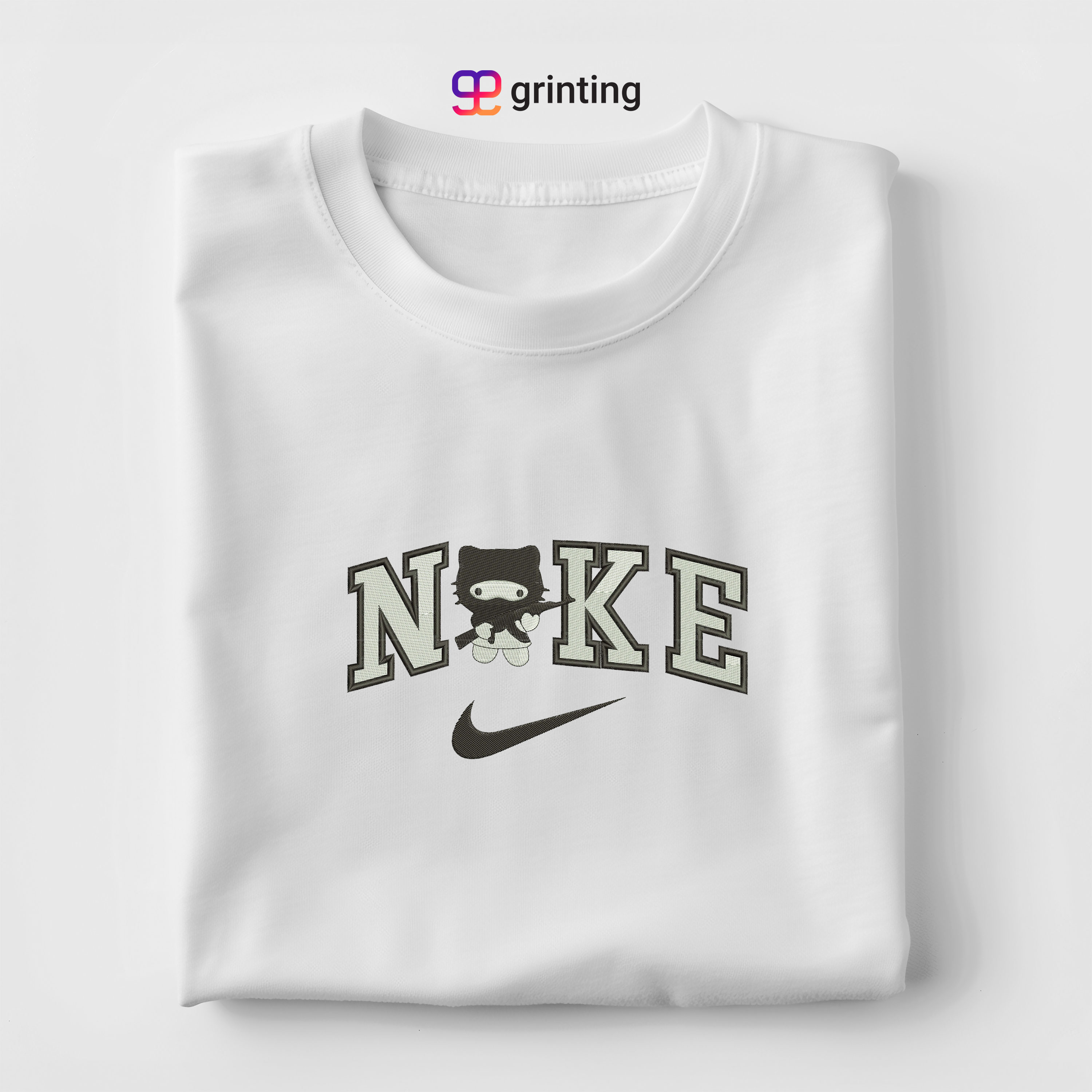 Nike Hello Kitty War Embroidered Sweatshirt & Shirt – Premium Comfort and Style