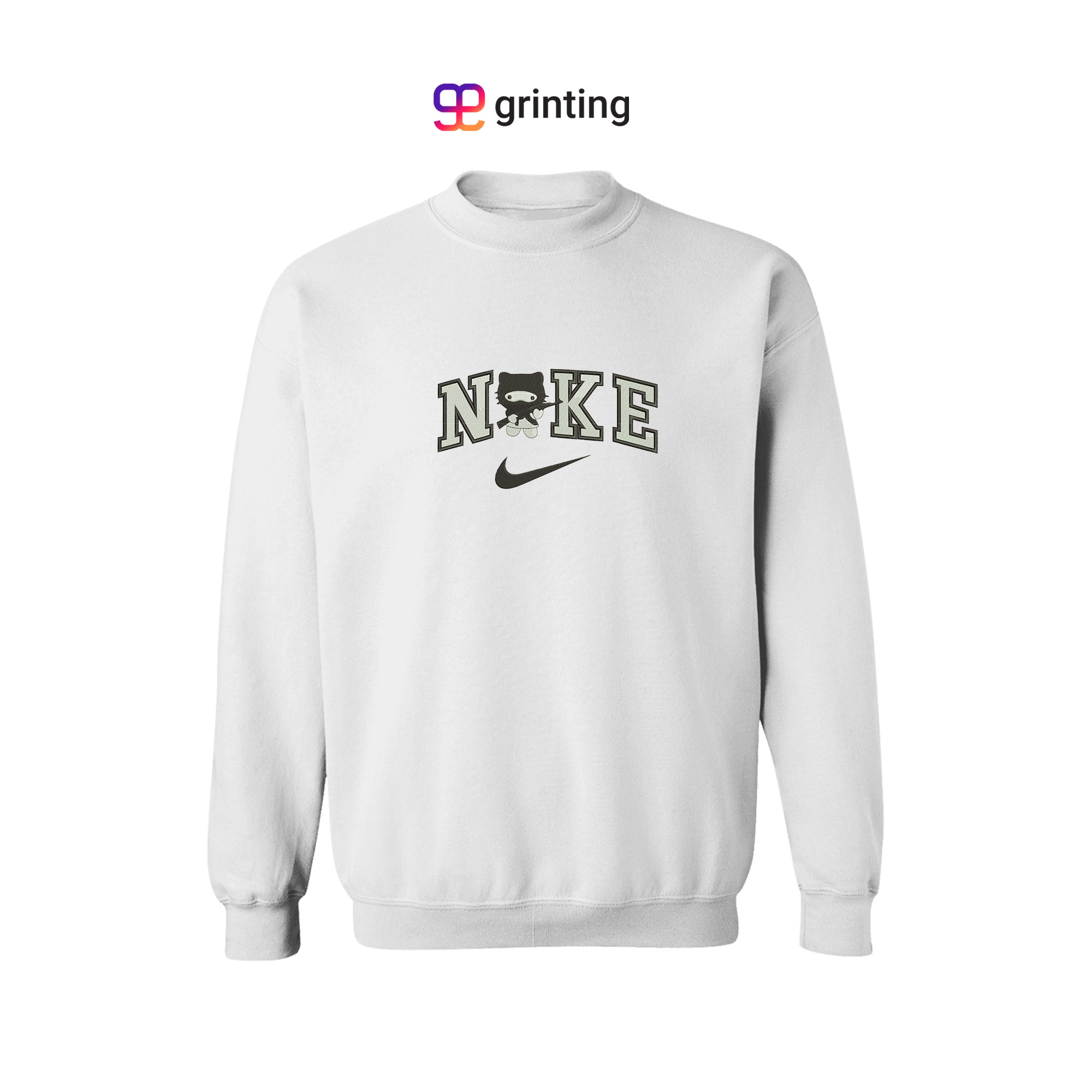 Nike Hello Kitty War Embroidered Sweatshirt & Shirt – Premium Comfort and Style
