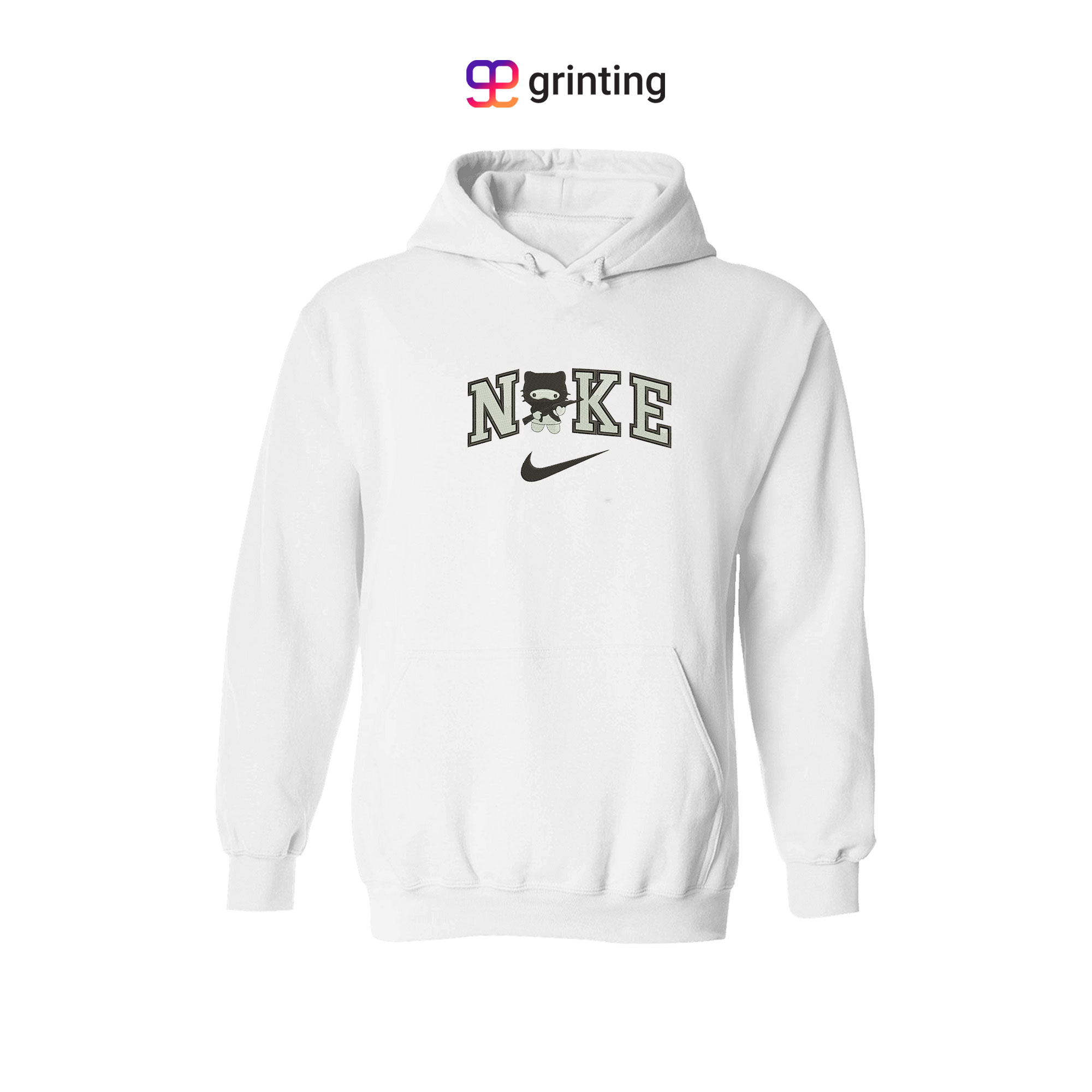 Nike Hello Kitty War Embroidered Sweatshirt & Shirt – Premium Comfort and Style