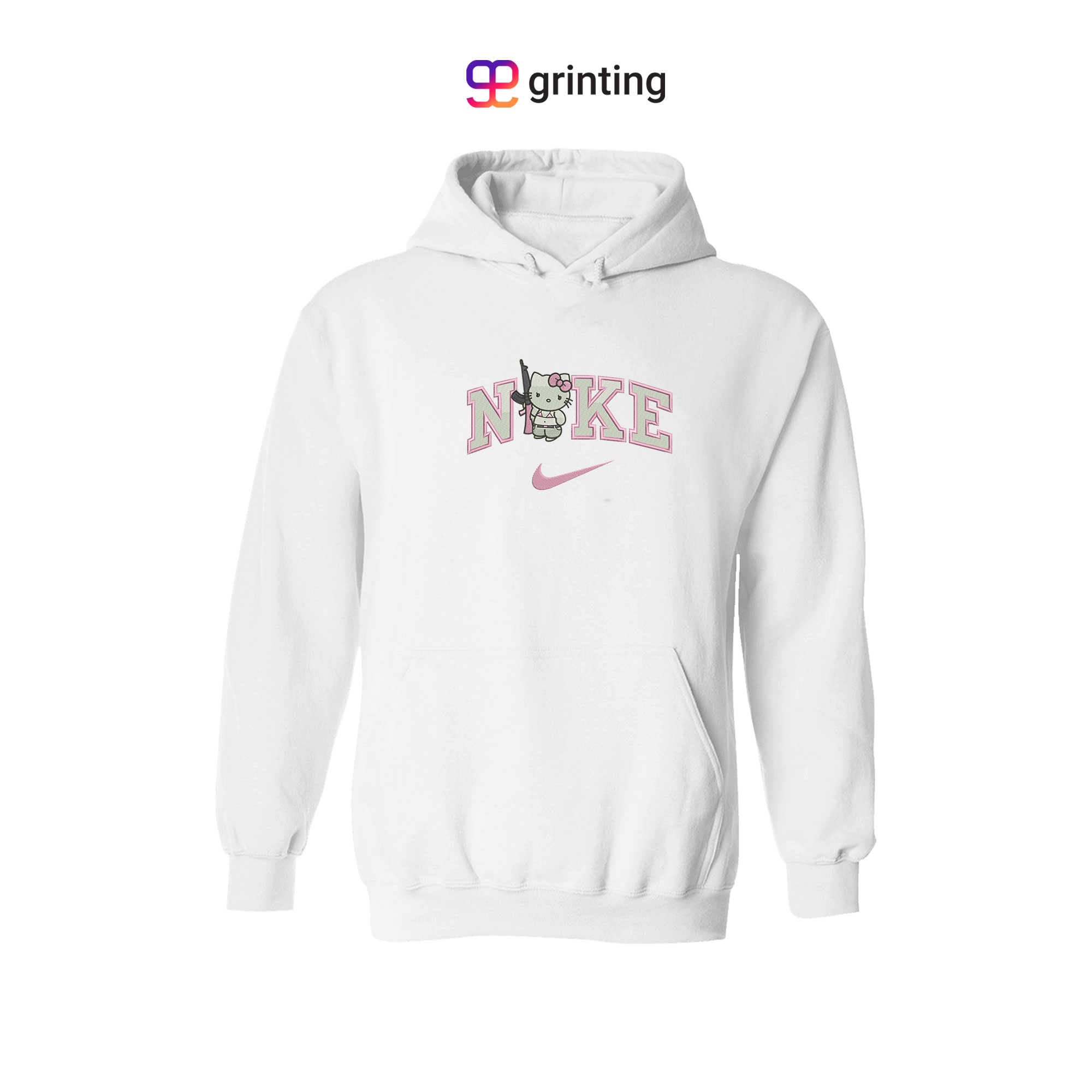 Nike Hello Kitty Gun Embroidered Sweatshirt & Shirt – Premium Comfort and Style
