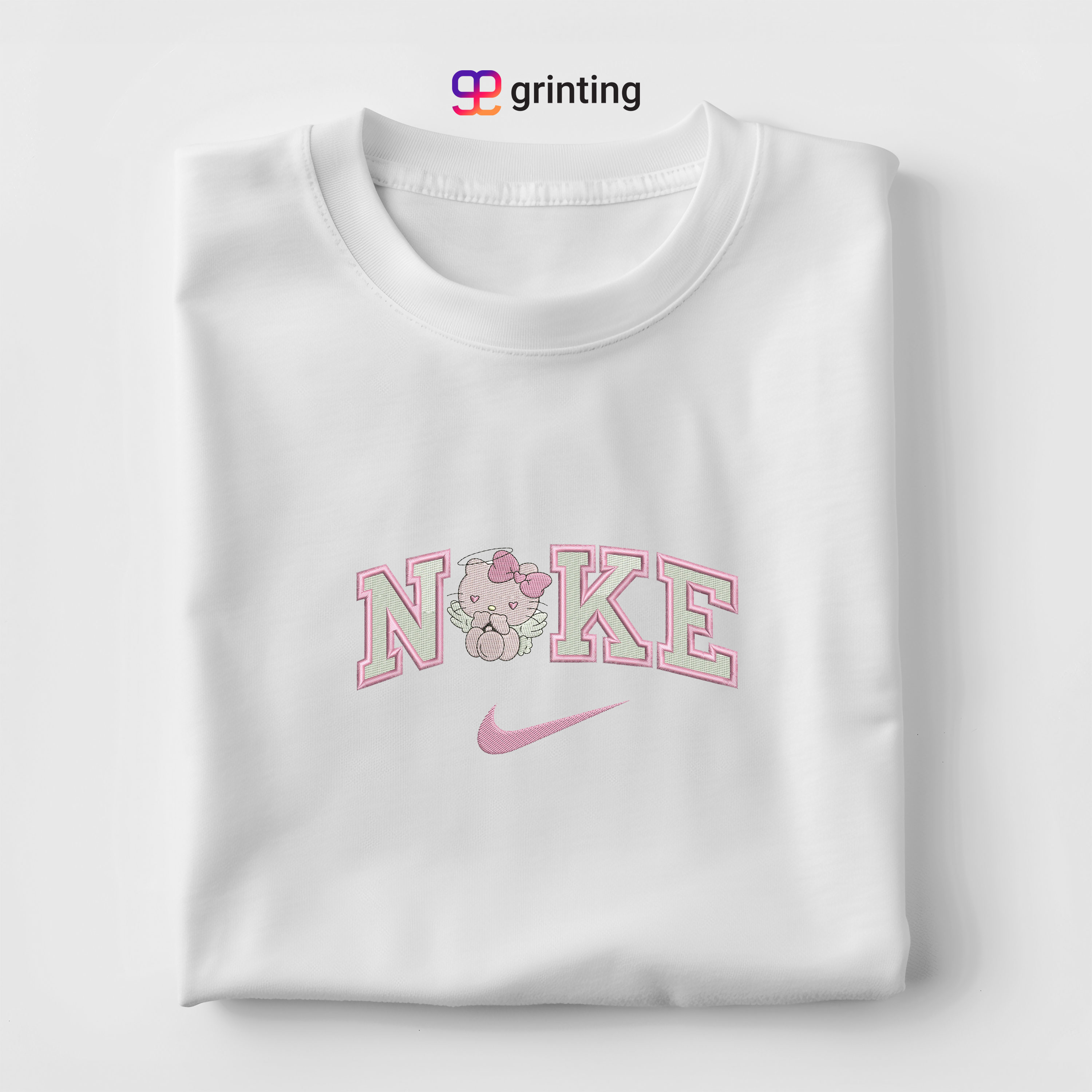Nike Hello Kitty Angle Embroidered Sweatshirt & Shirt – Premium Comfort and Style