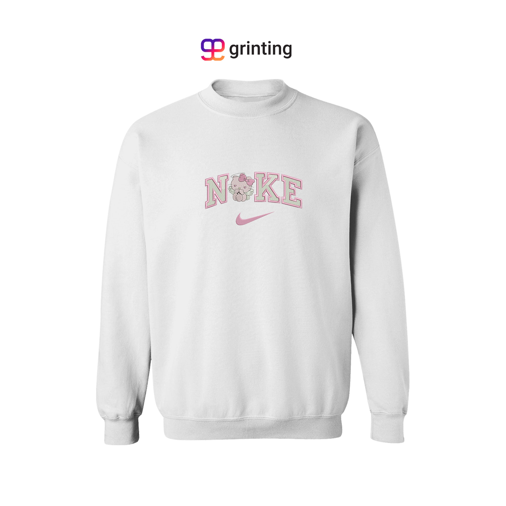 Nike Hello Kitty Angle Embroidered Sweatshirt & Shirt – Premium Comfort and Style