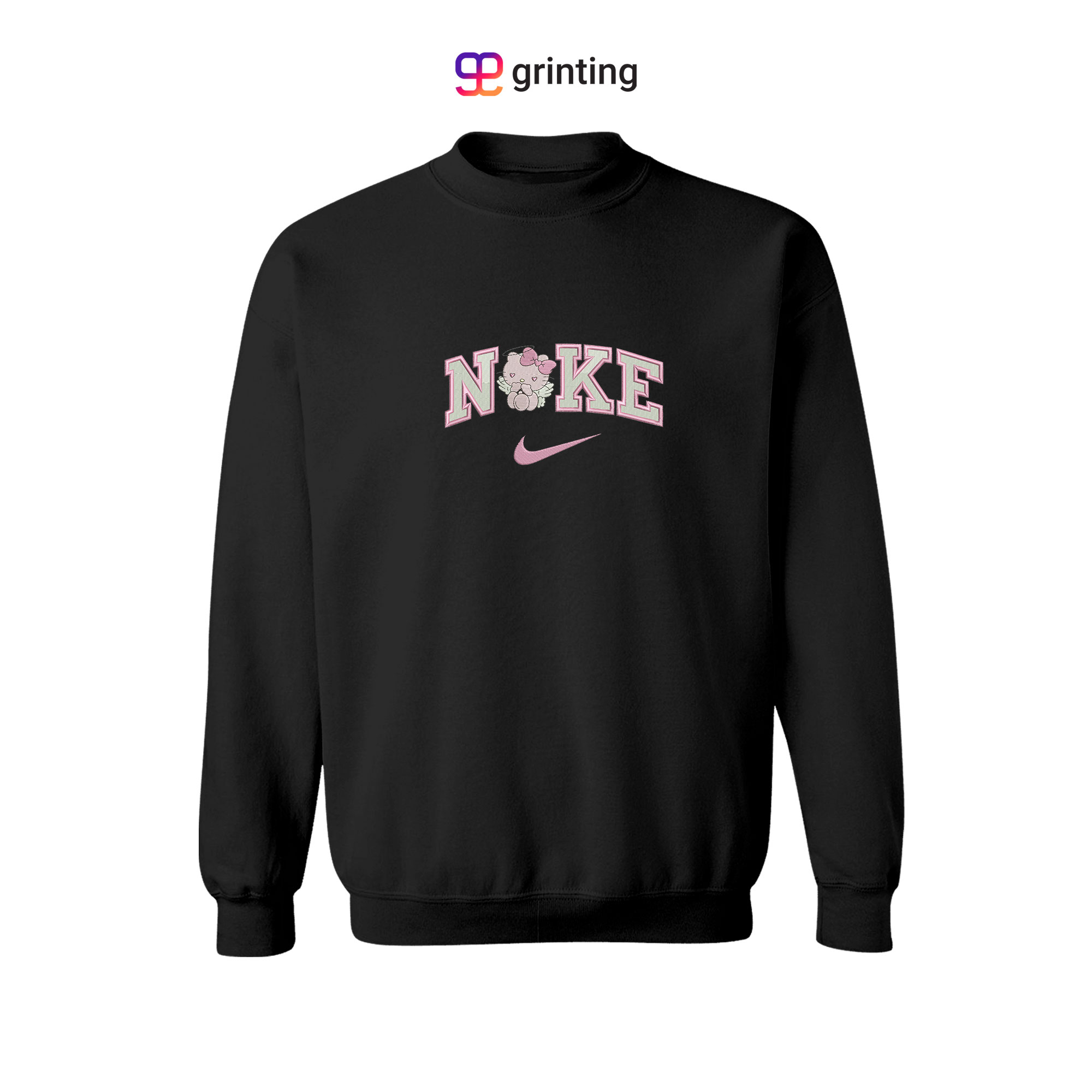 Nike Hello Kitty Angle Embroidered Sweatshirt & Shirt – Premium Comfort and Style