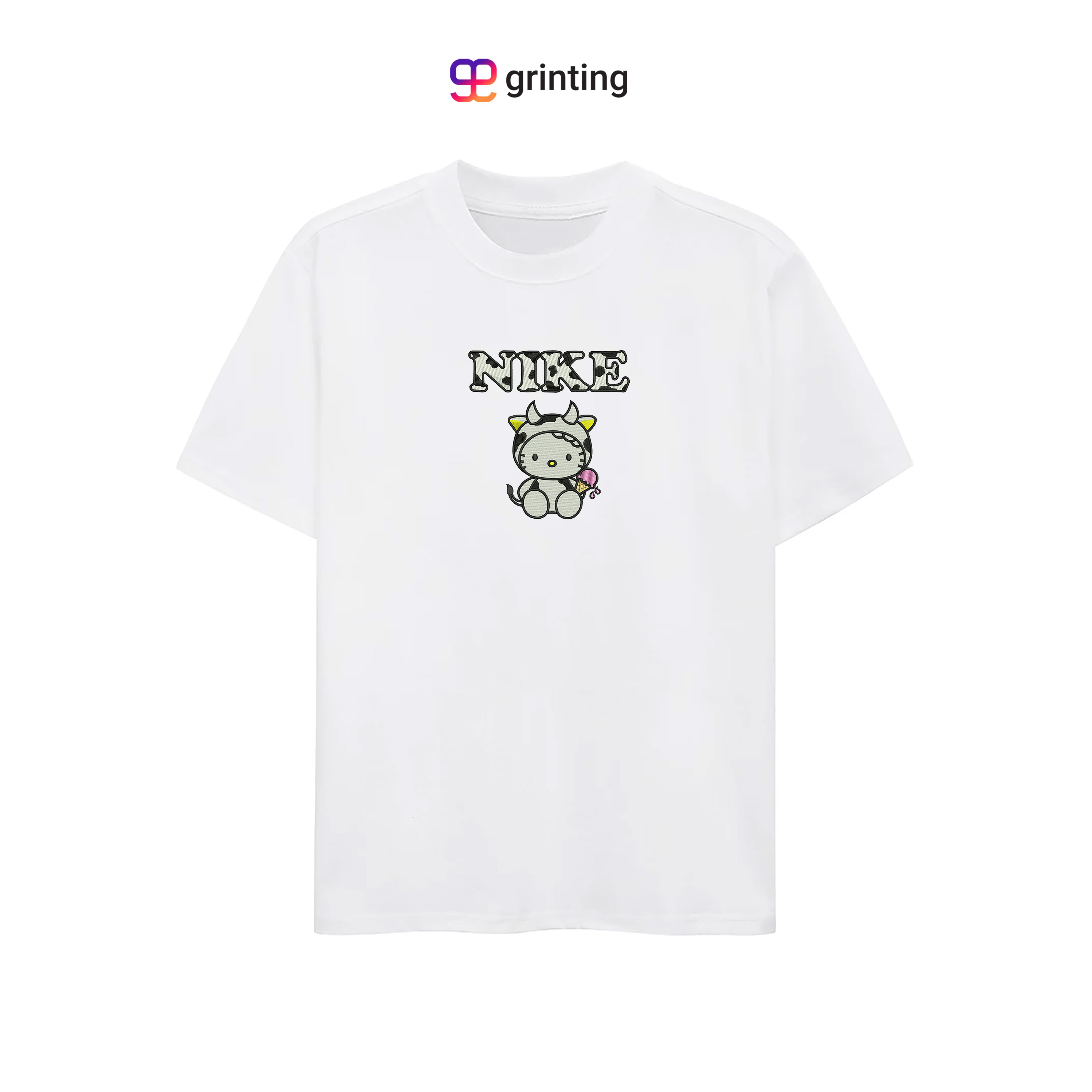 Nike Hello Cow Embroidered Sweatshirt & Shirt – Premium Comfort and Style
