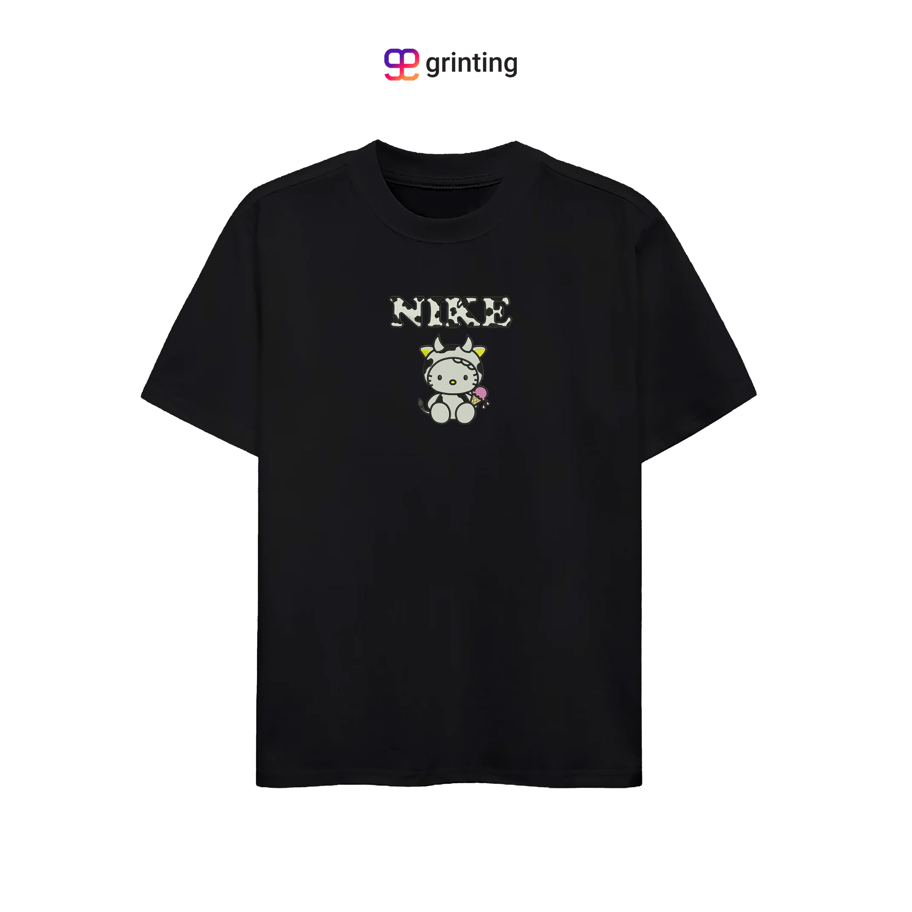 Nike Hello Cow Embroidered Sweatshirt & Shirt – Premium Comfort and Style