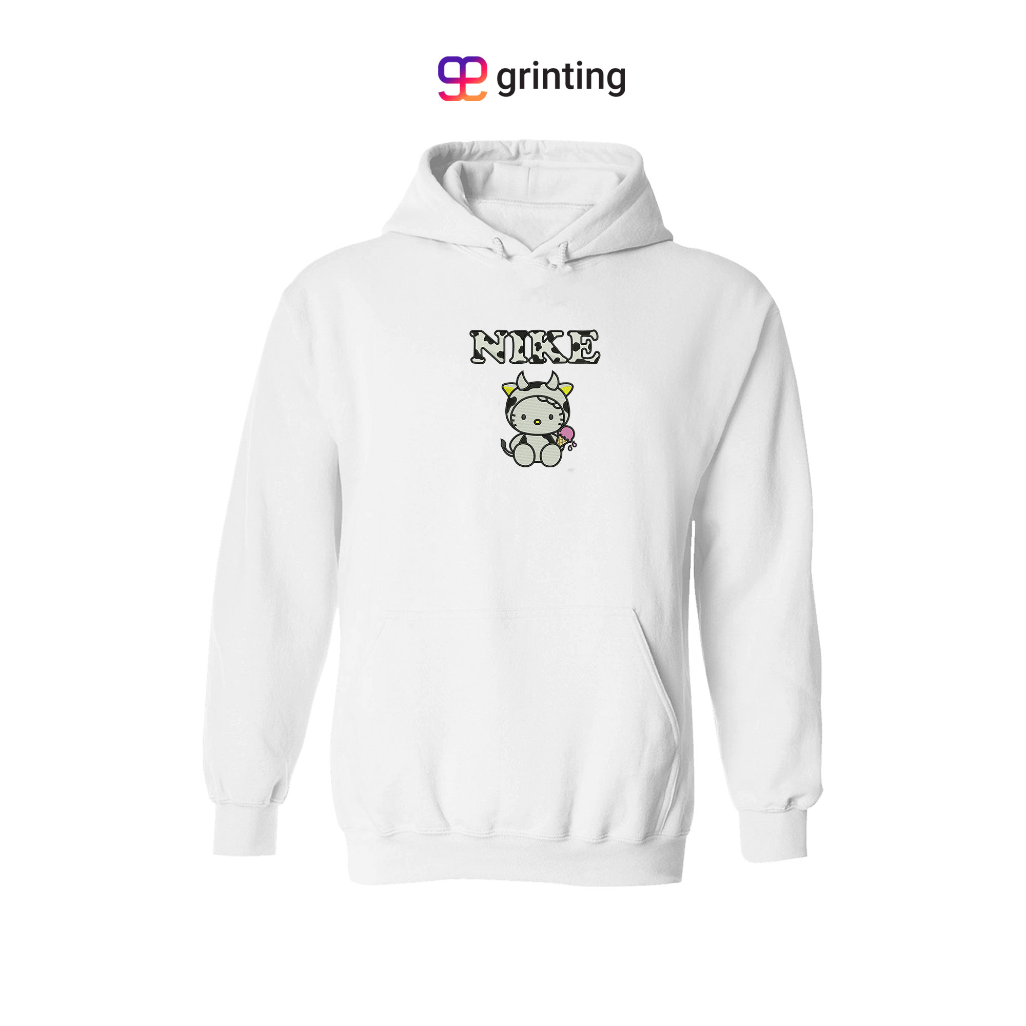 Nike Hello Cow Embroidered Sweatshirt & Shirt – Premium Comfort and Style
