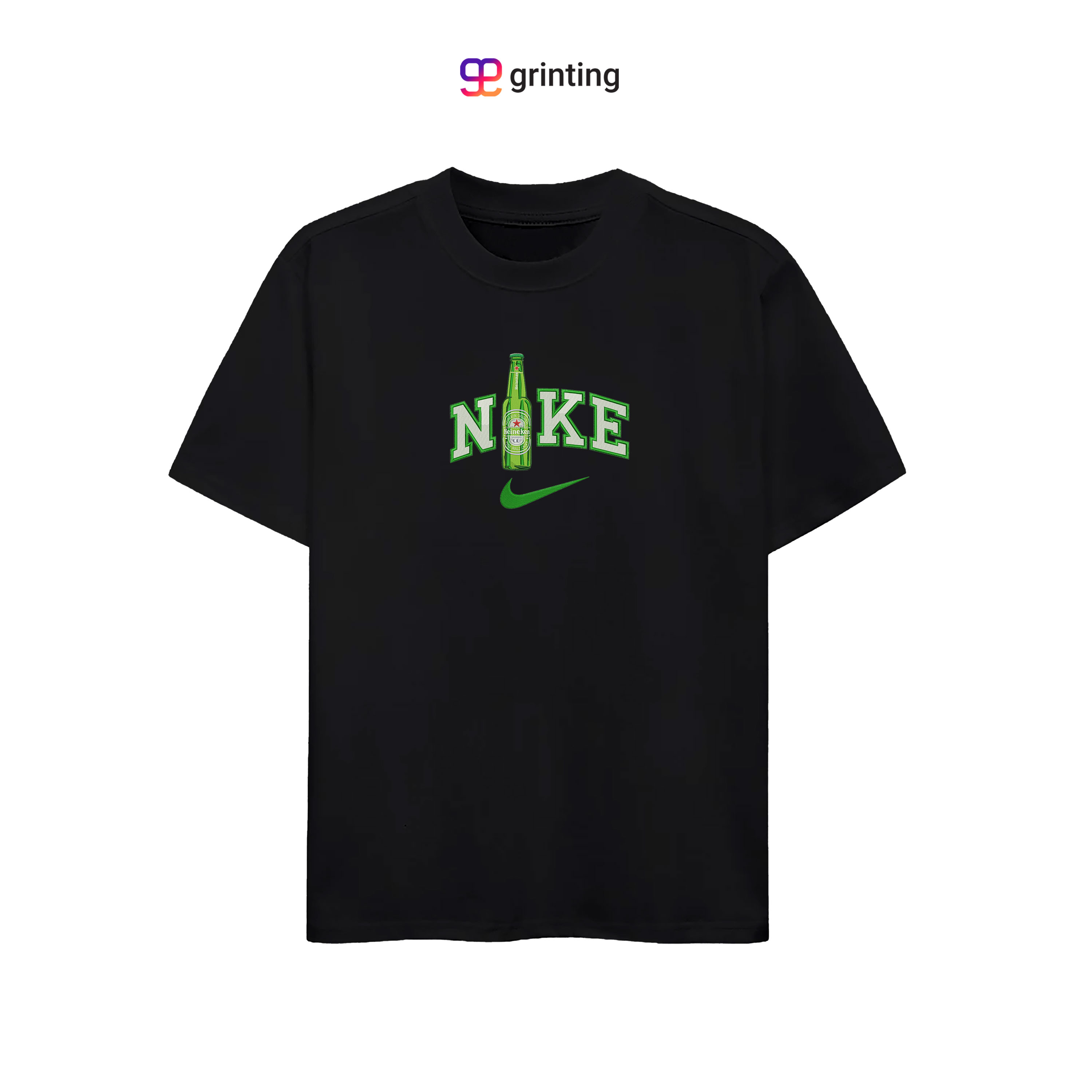 Nike Heinkein Bottle Embroidered Sweatshirt & Shirt – Premium Comfort and Style