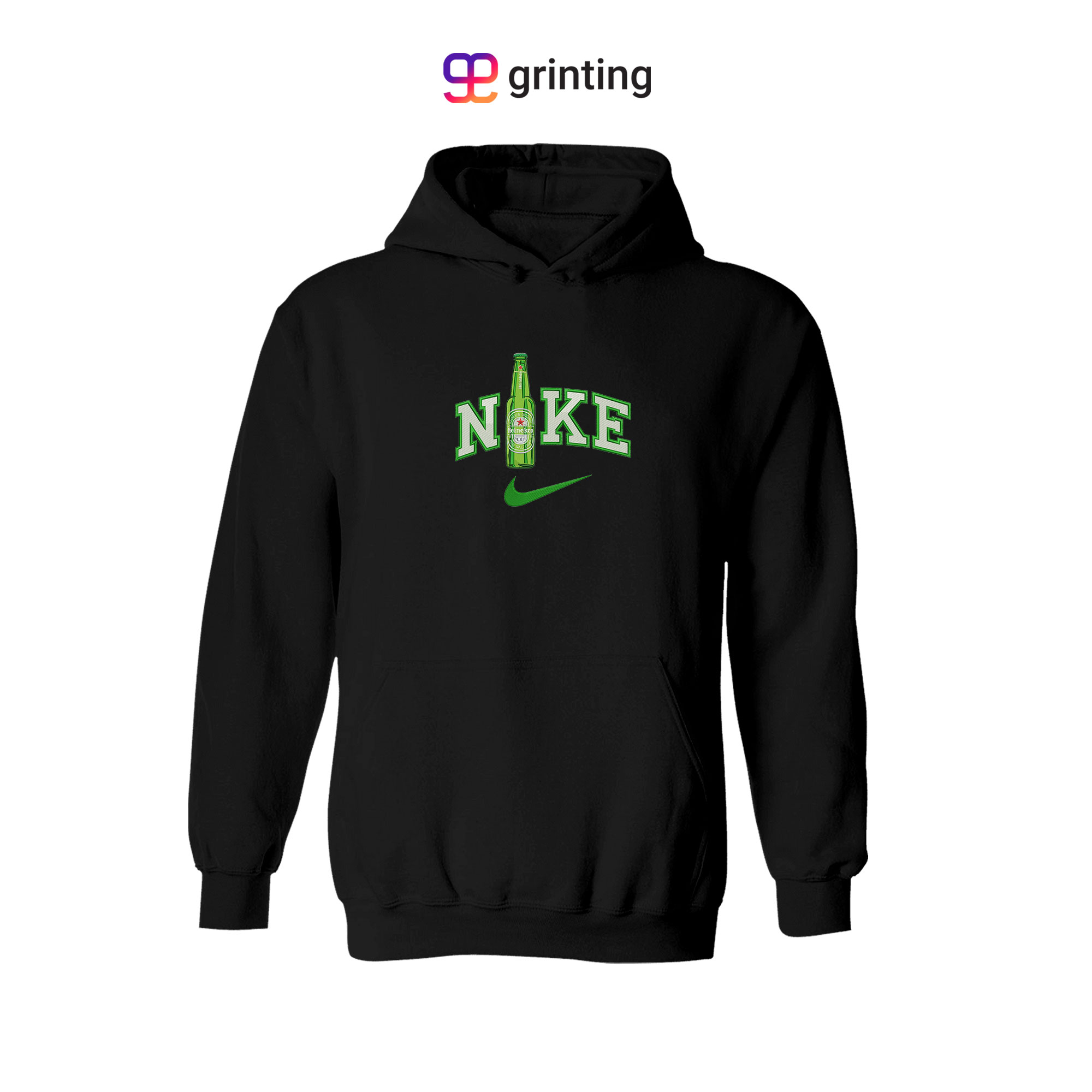 Nike Heinkein Bottle Embroidered Sweatshirt & Shirt – Premium Comfort and Style