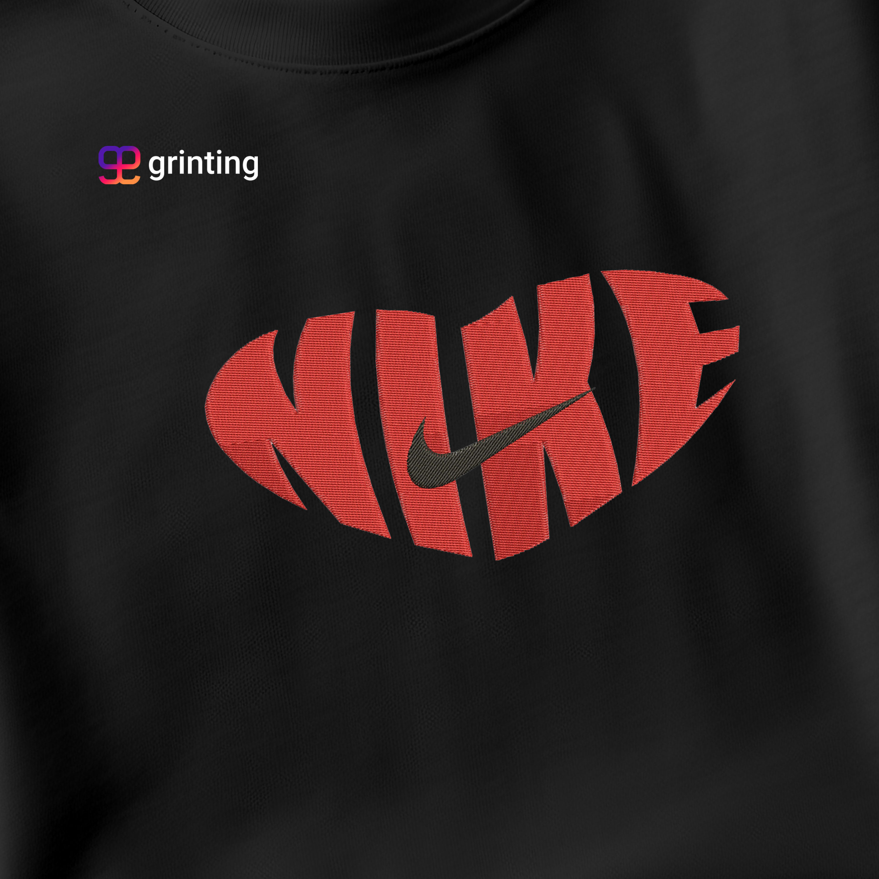 Nike Heart Swoosh Embroidered Sweatshirt & Shirt – Premium Comfort and Style
