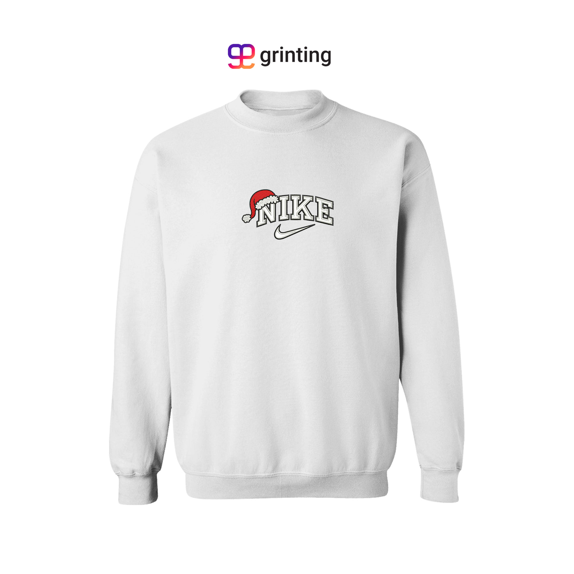 Nike Hat Santa Embroidered Sweatshirt & Shirt – Premium Comfort and Style