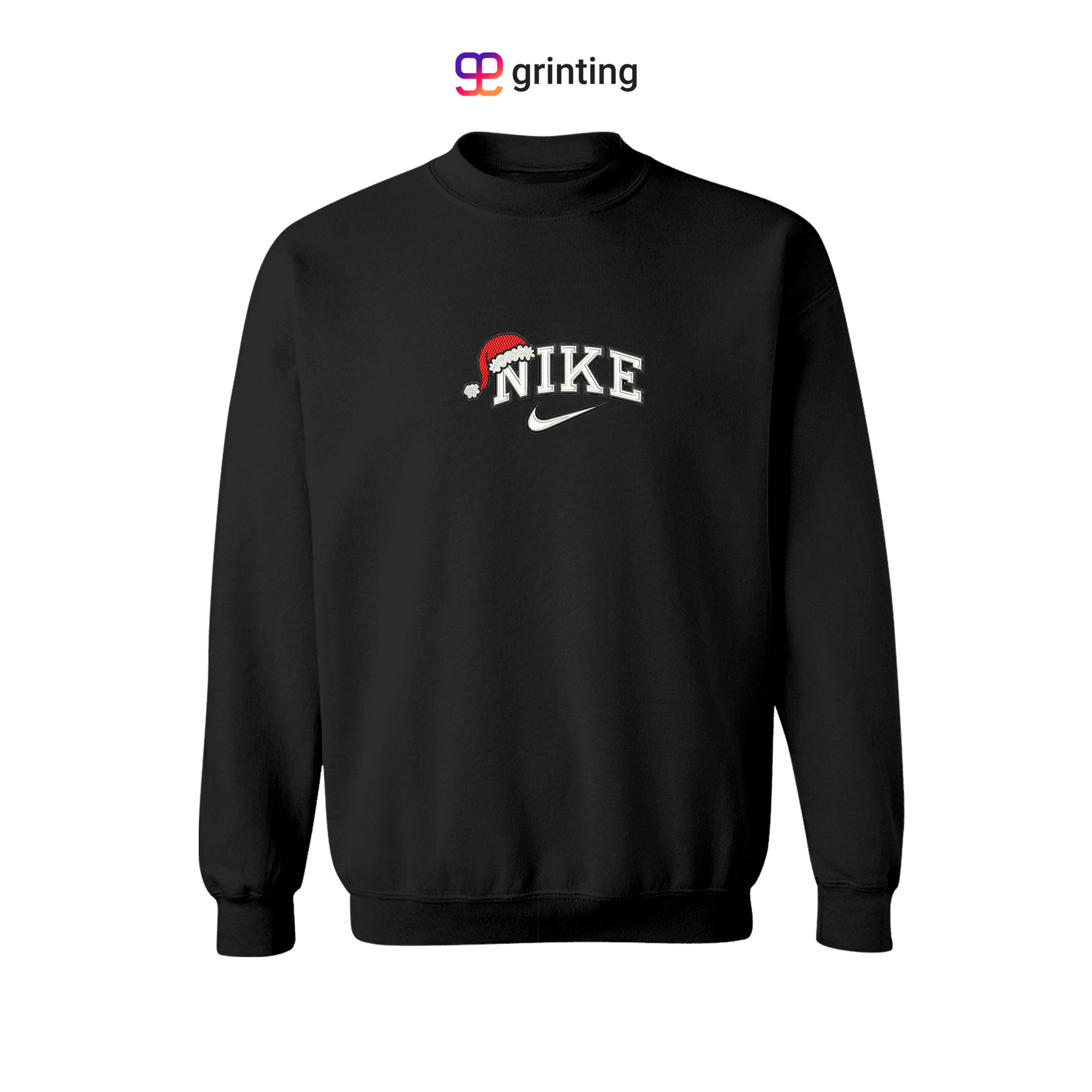 Nike Hat Santa Embroidered Sweatshirt & Shirt – Premium Comfort and Style
