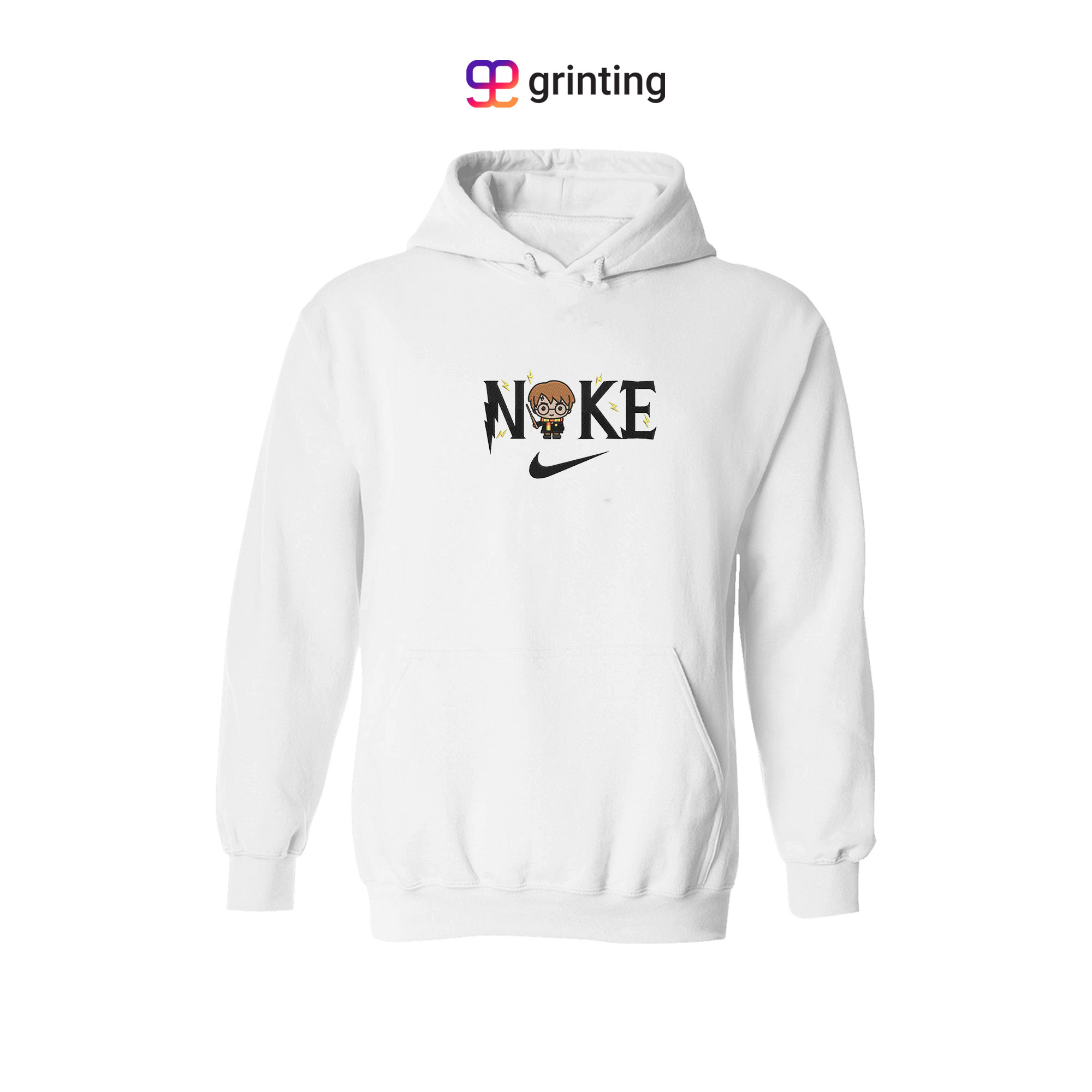 Nike Harry Potter Chibi Embroidered Sweatshirt & Shirt – Premium Comfort and Style
