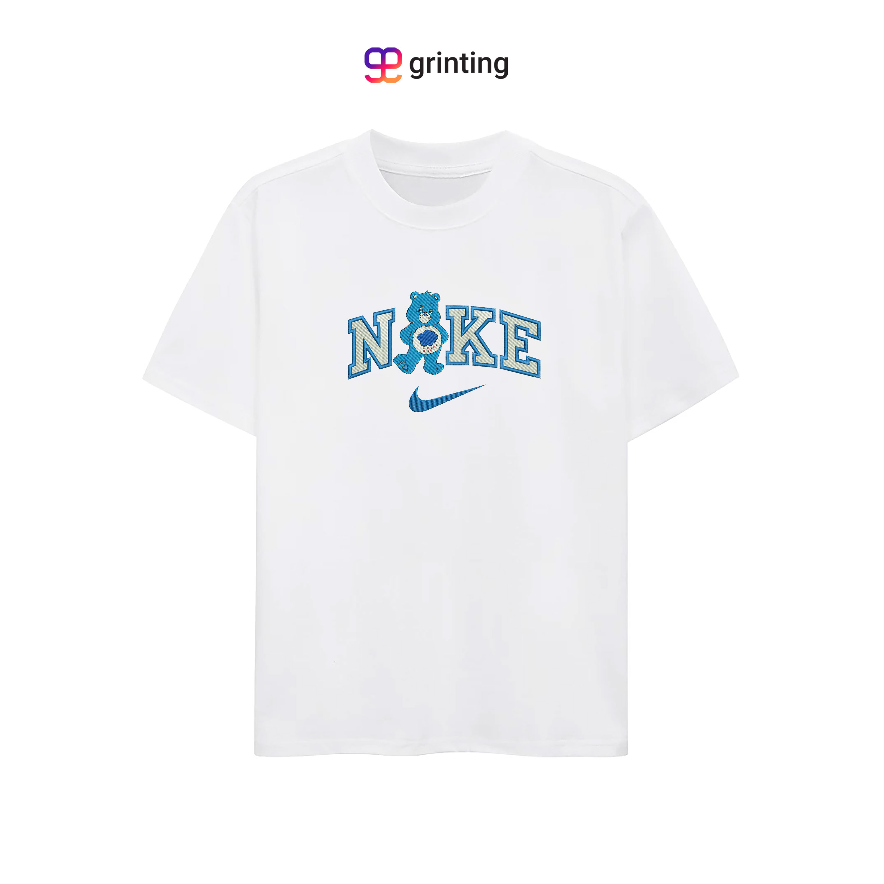 Nike Grumpy Bear Embroidered Sweatshirt & Shirt – Premium Comfort and Style
