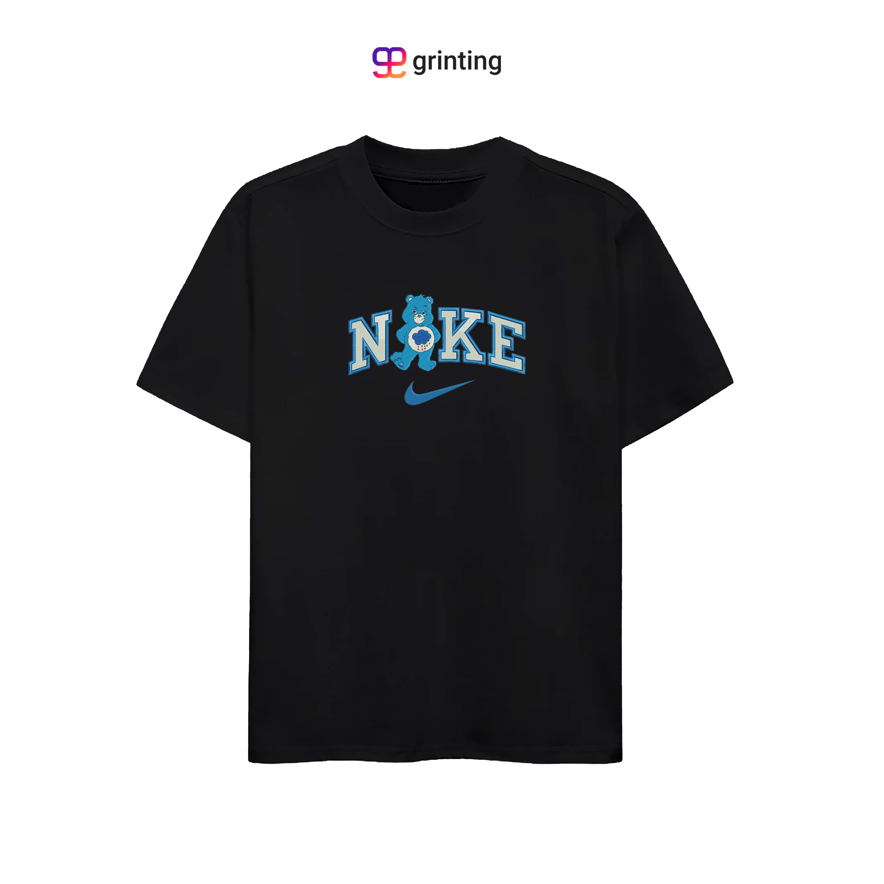 Nike Grumpy Bear Embroidered Sweatshirt & Shirt – Premium Comfort and Style