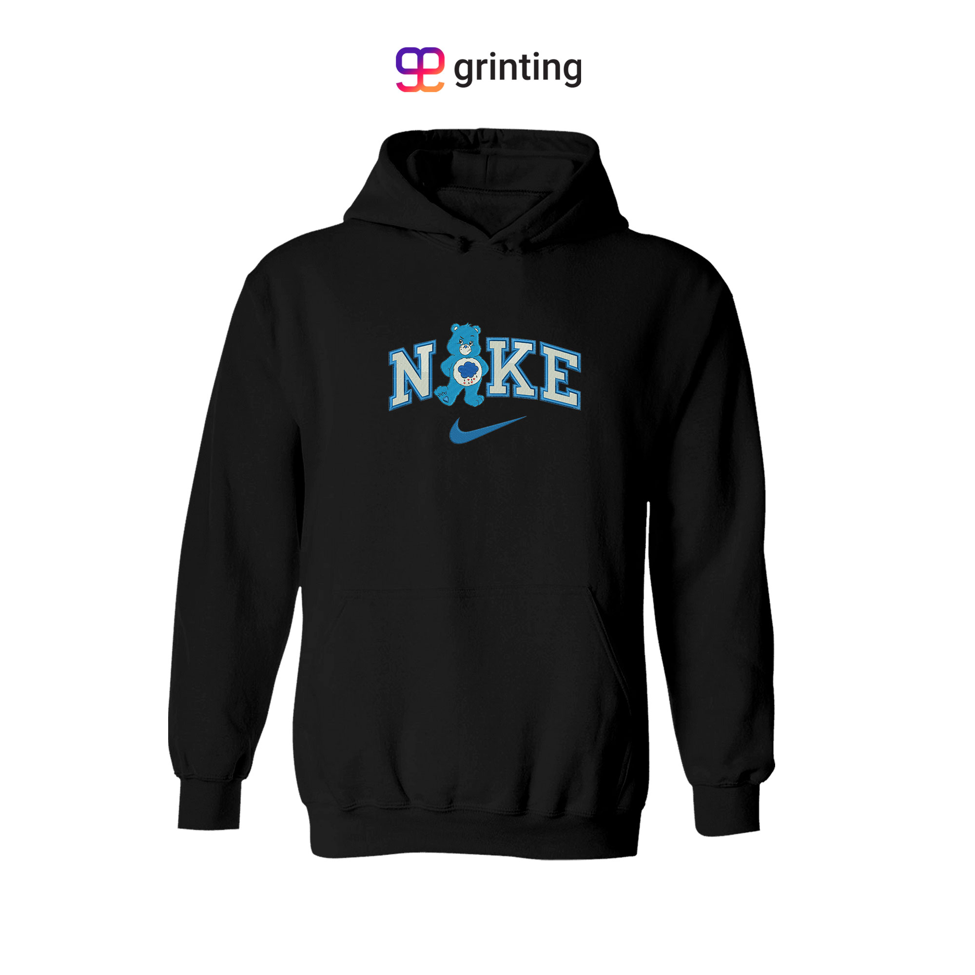 Nike Grumpy Bear Embroidered Sweatshirt & Shirt – Premium Comfort and Style
