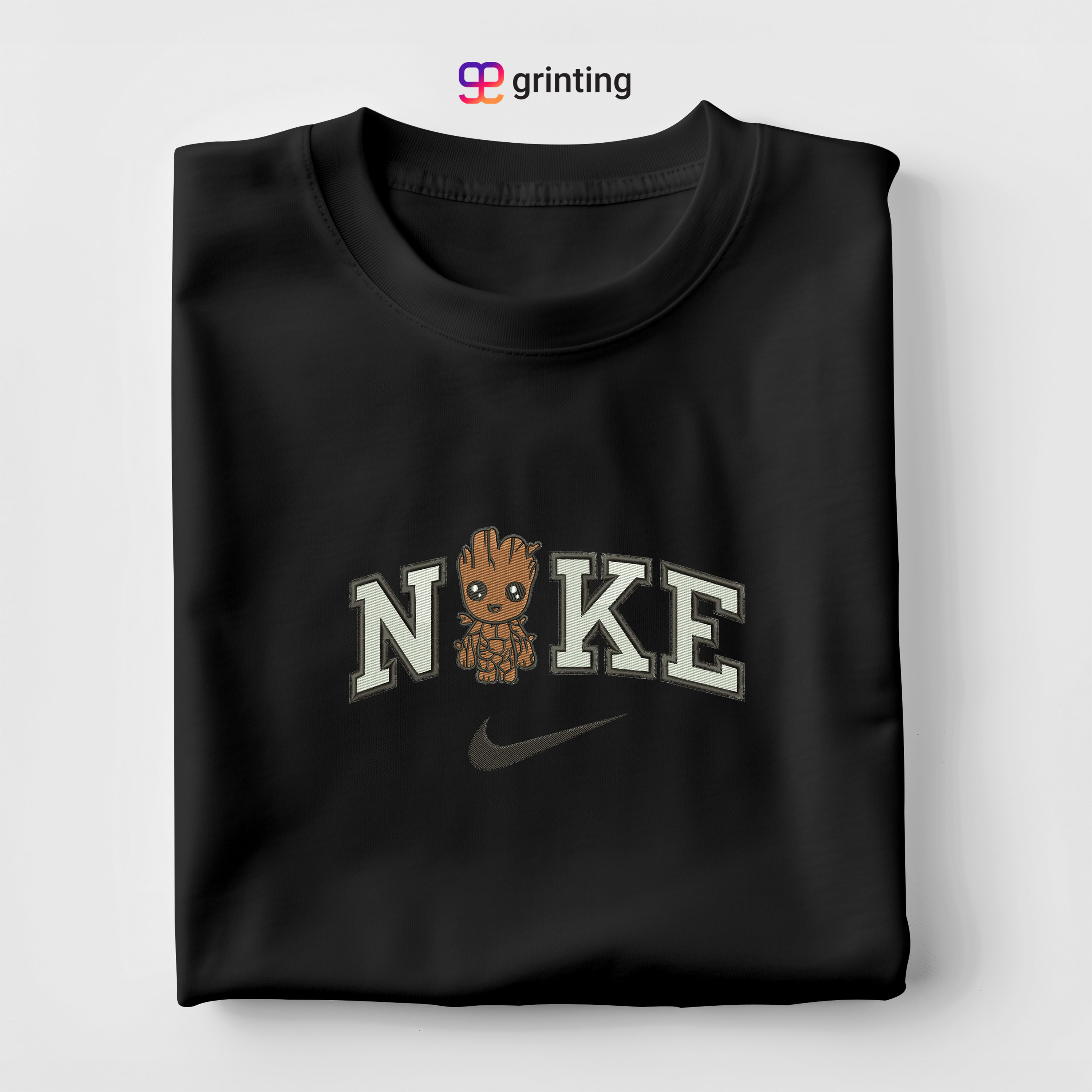 Nike Groot Chk Embroidered Sweatshirt & Shirt – Premium Comfort and Style
