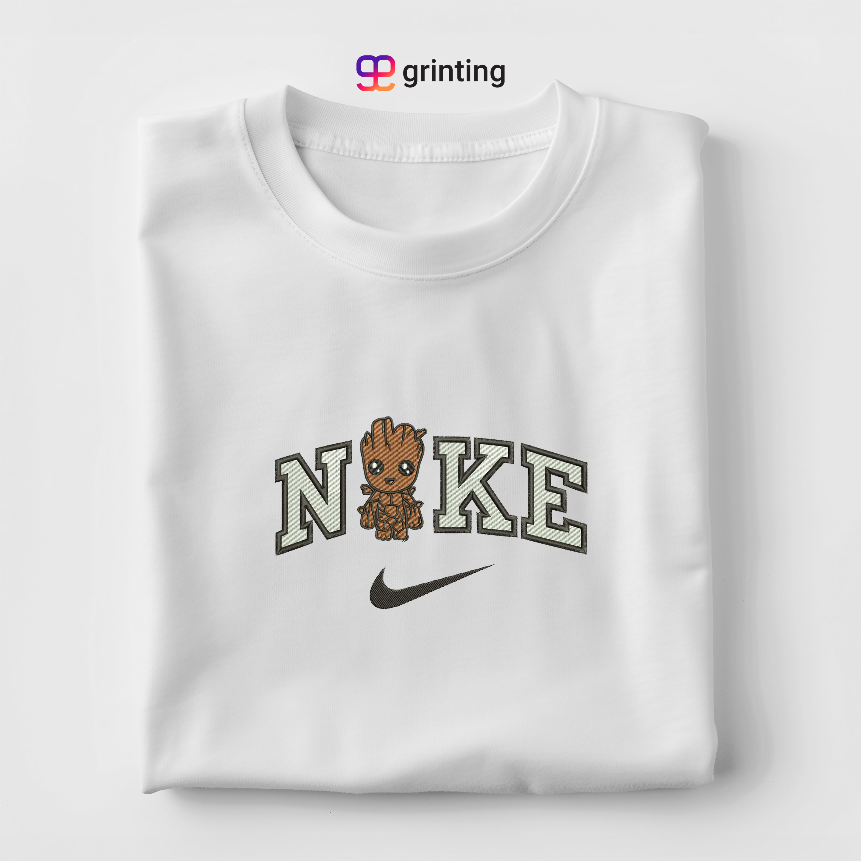 Nike Groot Chk Embroidered Sweatshirt & Shirt – Premium Comfort and Style