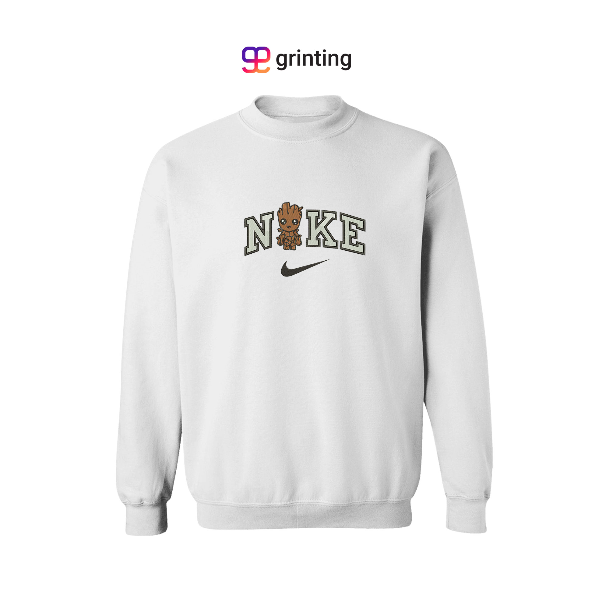 Nike Groot Chk Embroidered Sweatshirt & Shirt – Premium Comfort and Style