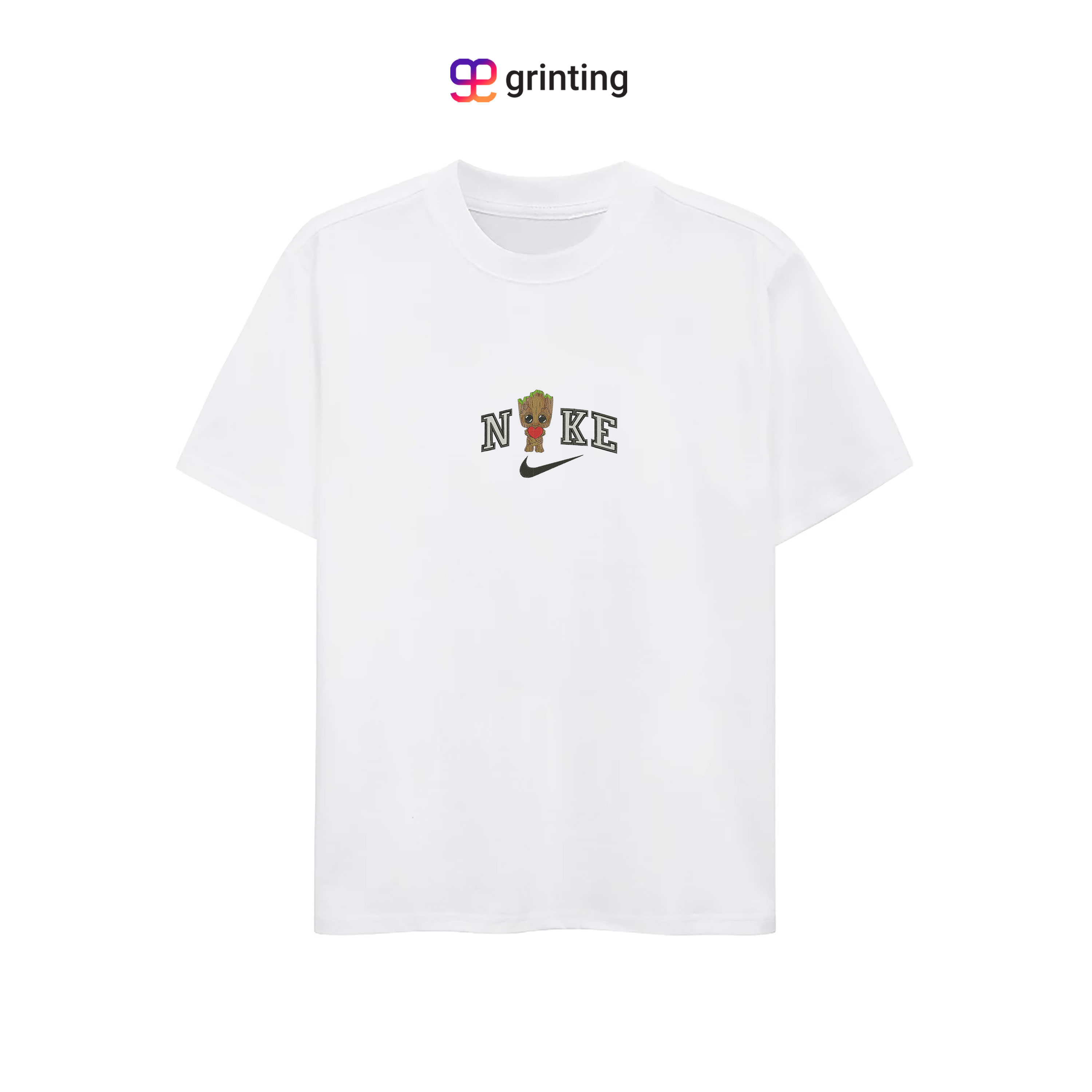 Nike Groot Heart Embroidered Sweatshirt & Shirt – Premium Comfort and Style