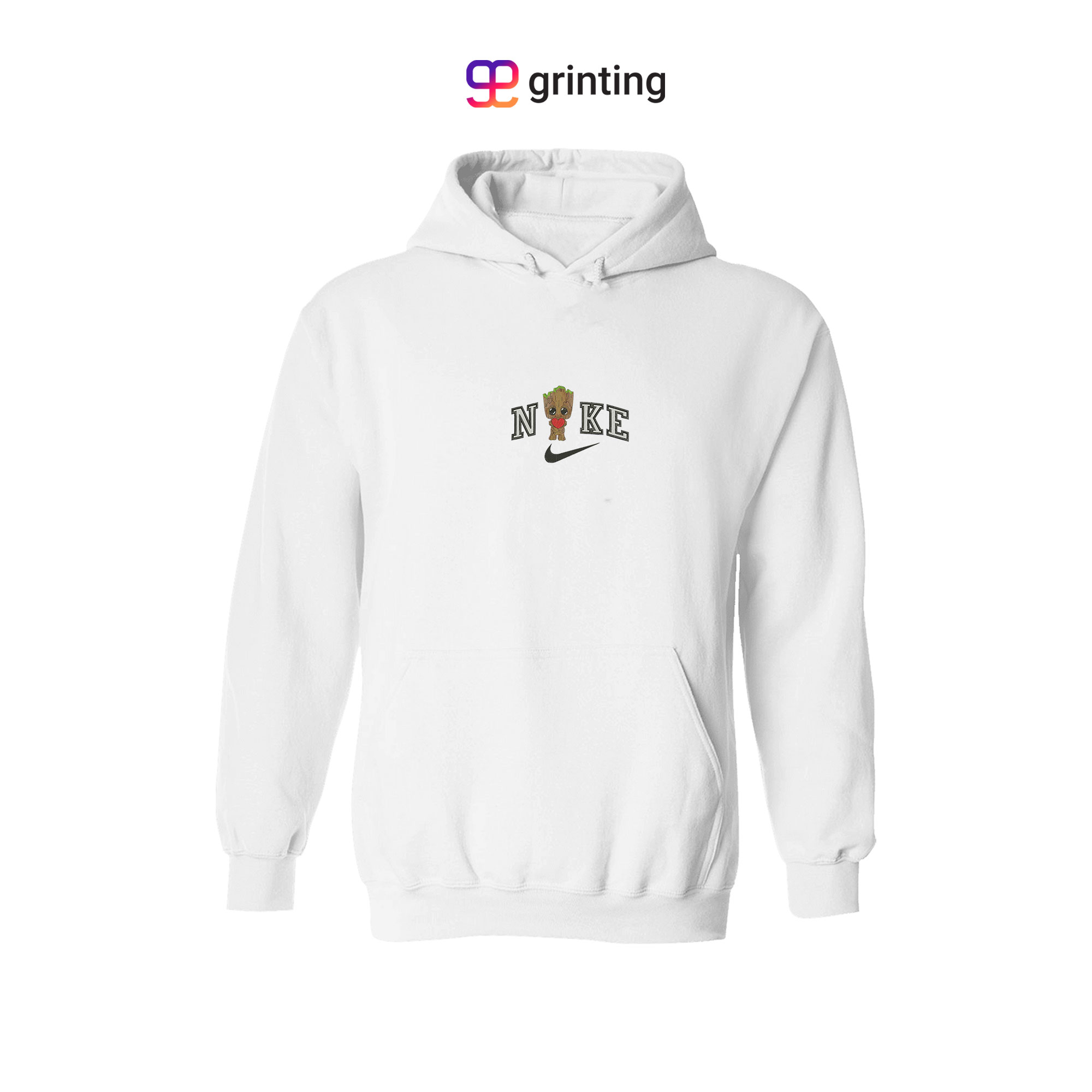Nike Groot Heart Embroidered Sweatshirt & Shirt – Premium Comfort and Style