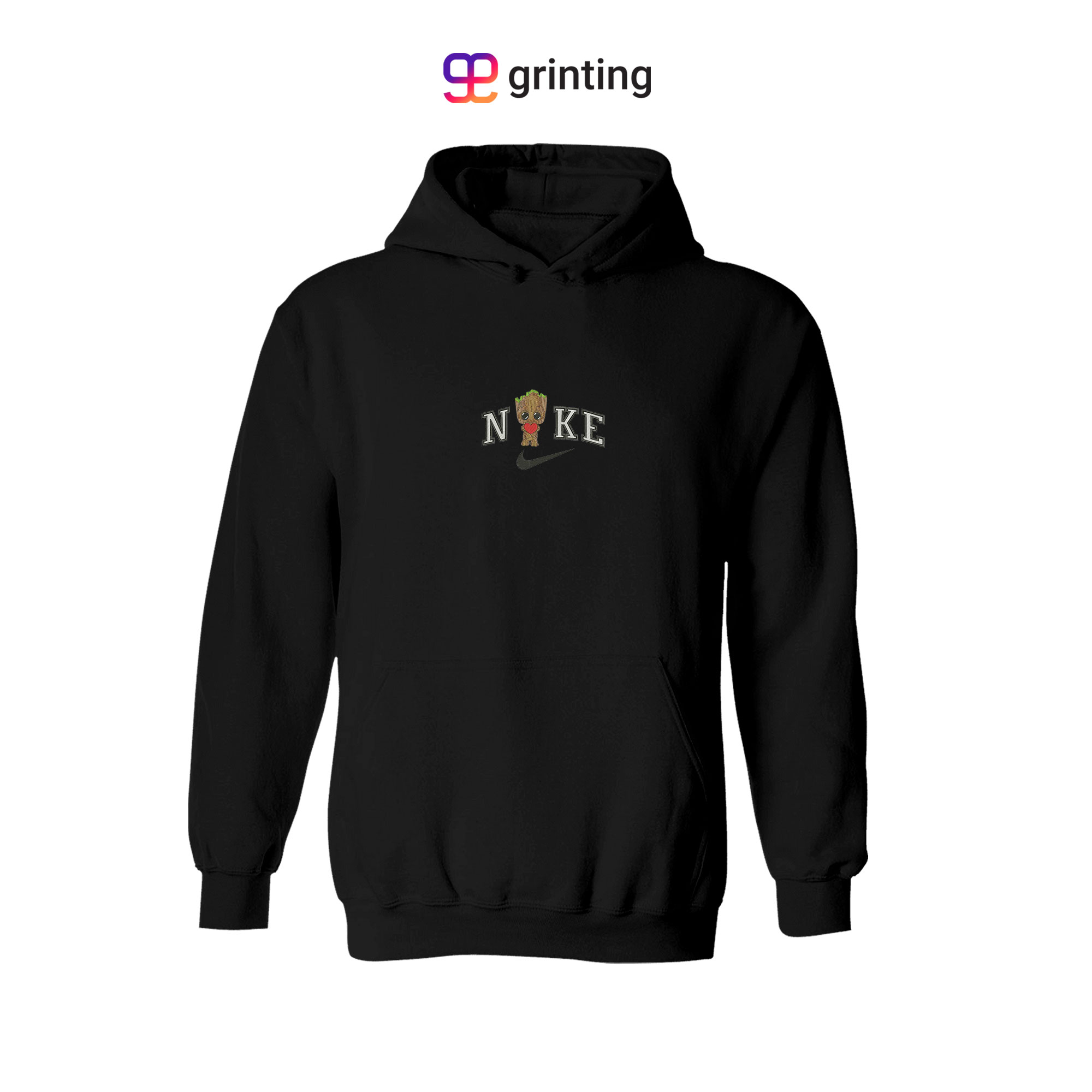 Nike Groot Heart Embroidered Sweatshirt & Shirt – Premium Comfort and Style