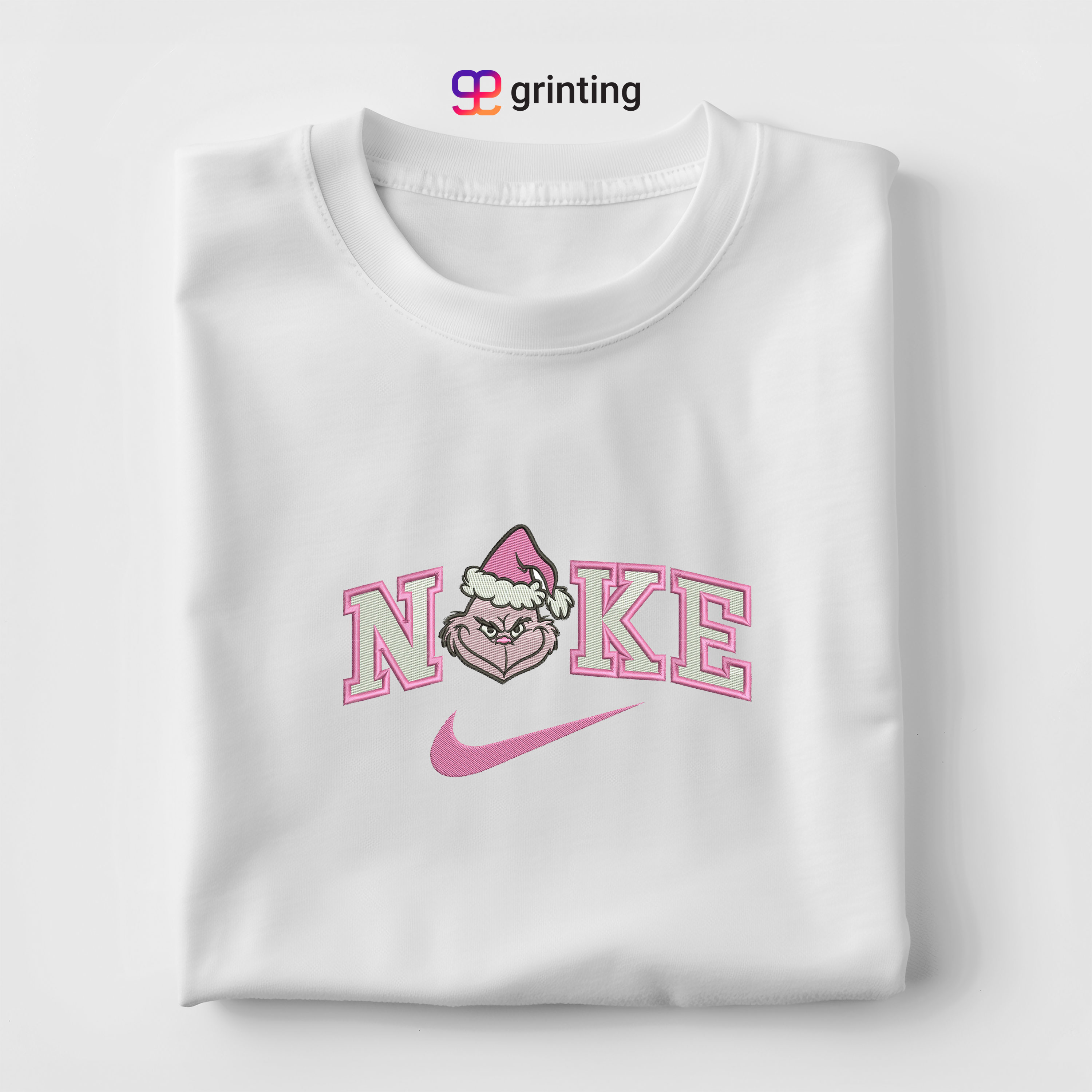 Nike Grinch Hat Embroidered Sweatshirt & Shirt – Premium Comfort and Style