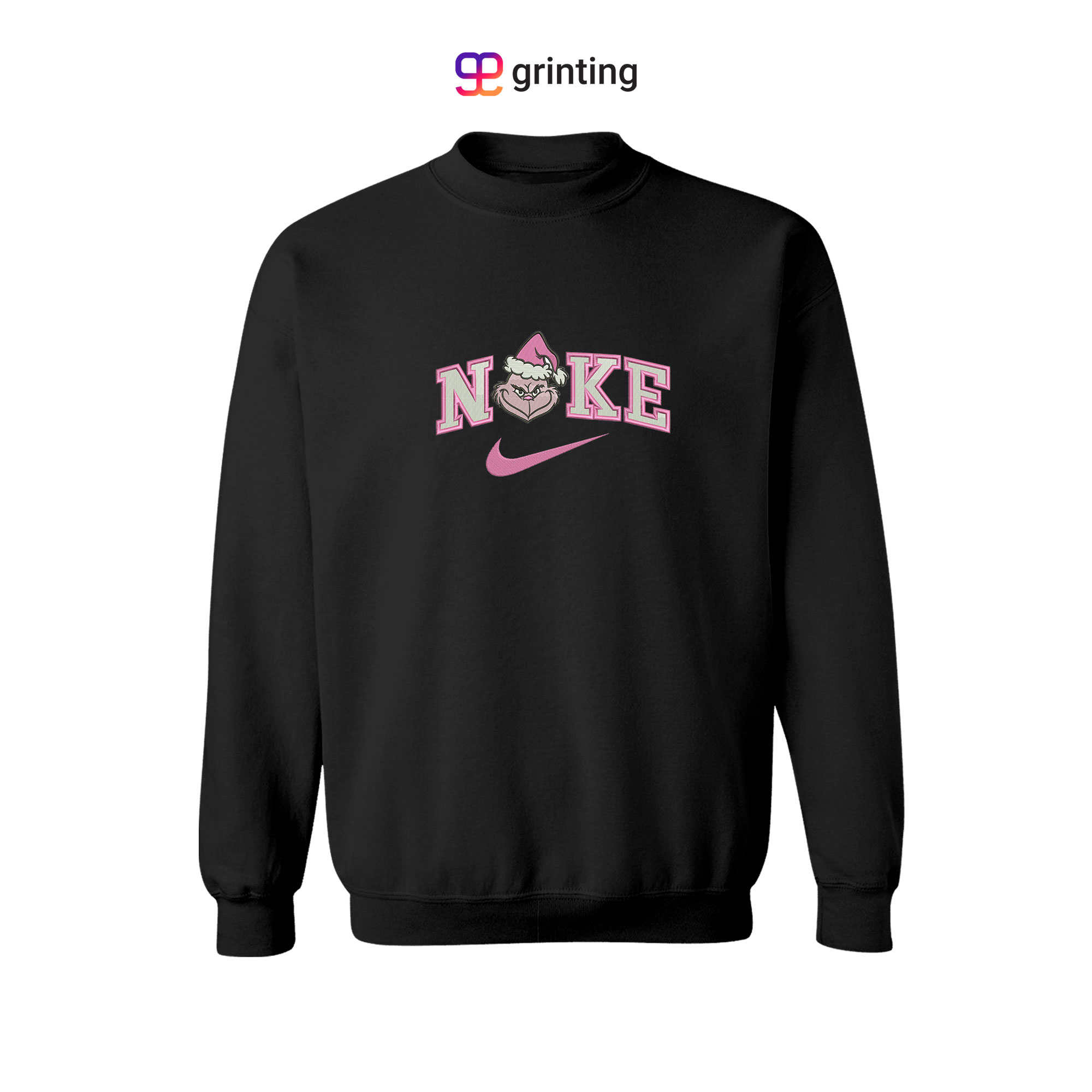 Nike Grinch Hat Embroidered Sweatshirt & Shirt – Premium Comfort and Style