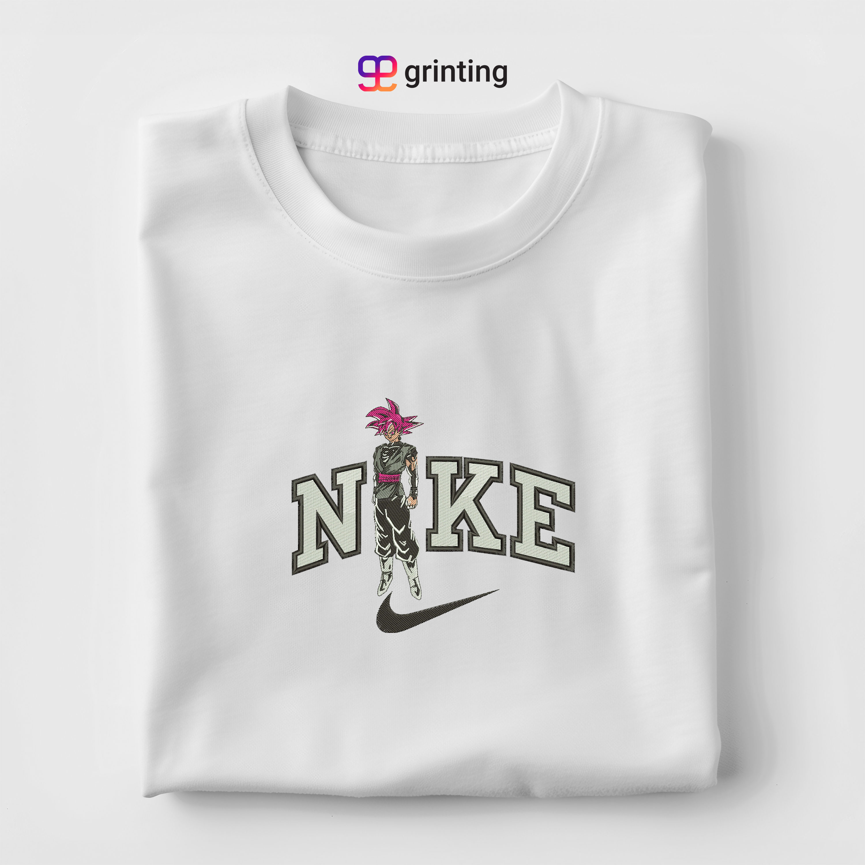 Nike Goku Black Embroidered Sweatshirt & Shirt – Premium Comfort and Style