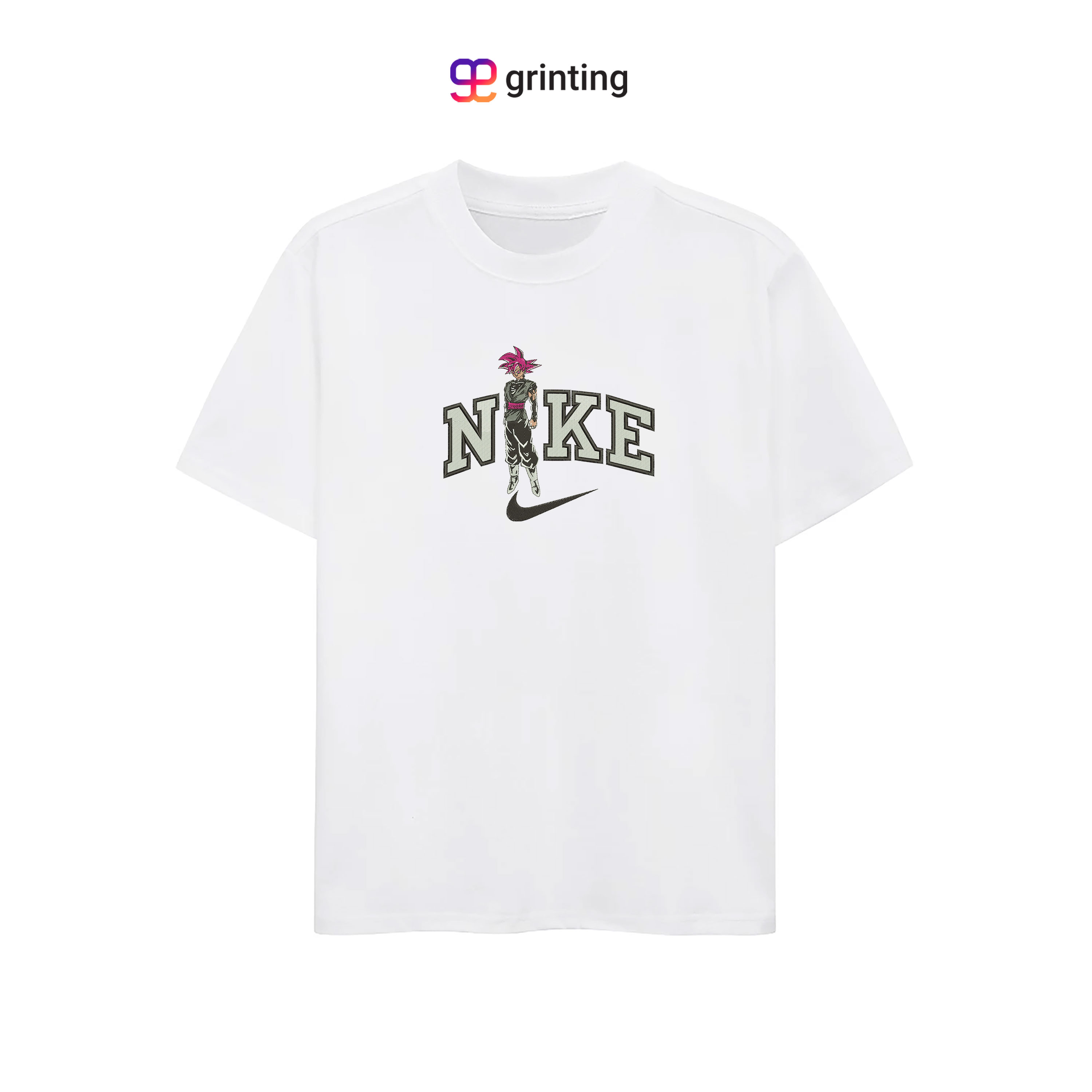 Nike Goku Black Embroidered Sweatshirt & Shirt – Premium Comfort and Style